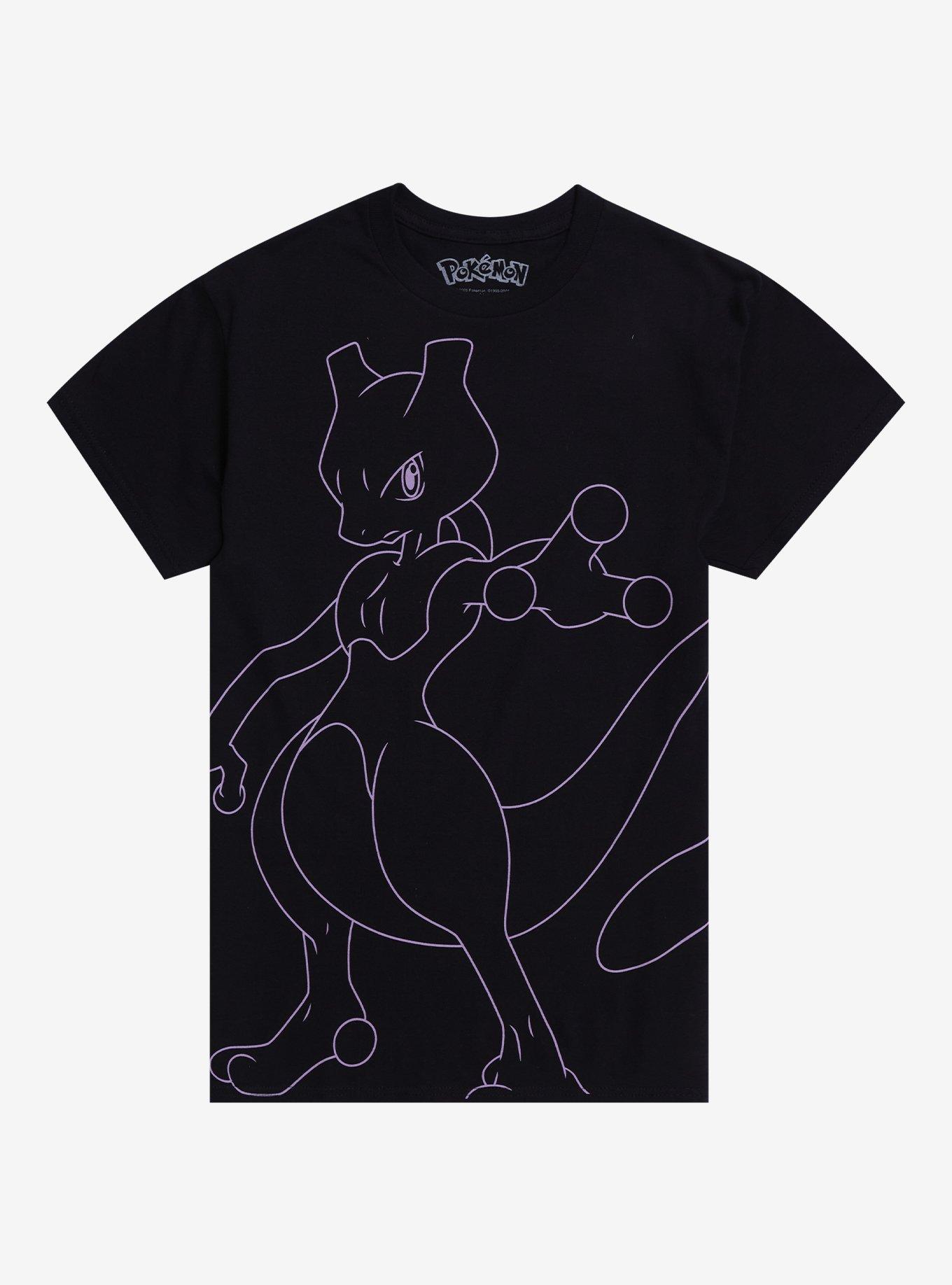 Pok&eacute;mon Mewtwo Line Art T-Shirt, , hi-res