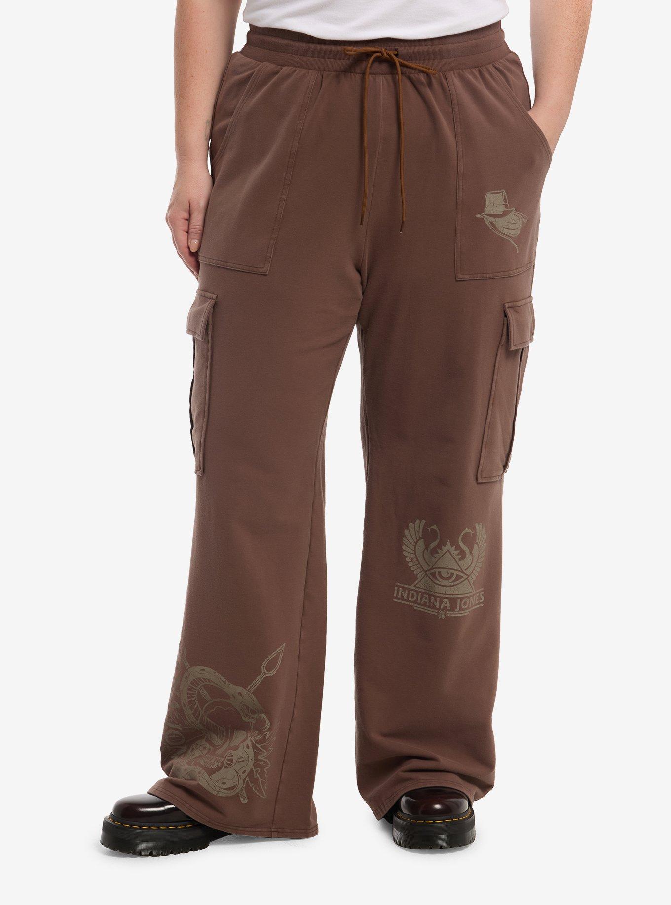 Her Universe Indiana Jones Wide Leg Lounge Pants Plus Size, , hi-res