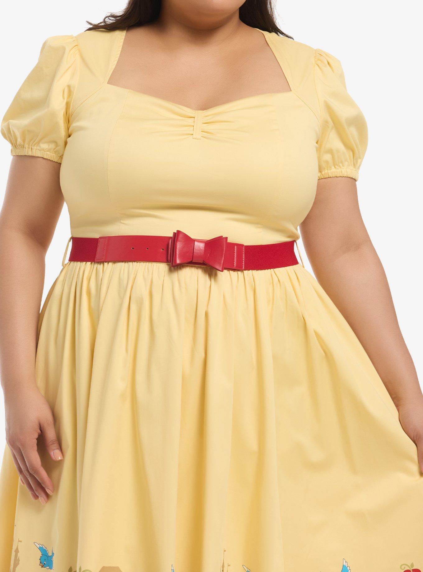 Disney Snow White and The Seven Dwarfs Critters Plus Size Retro Dress Her Universe Exclusive, , hi-res