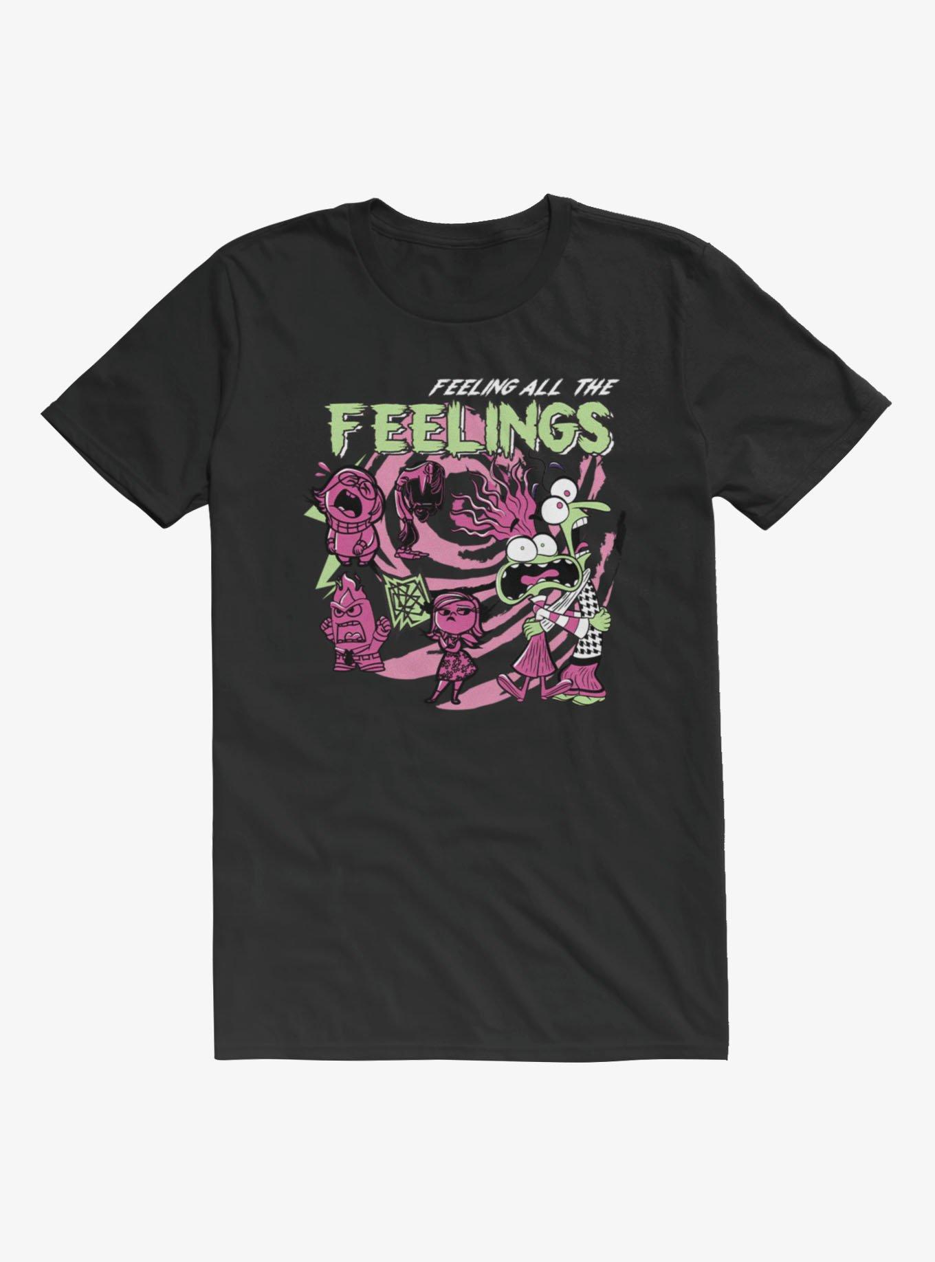 Disney Pixar Inside Out 2 Feeling All The Feelings T-Shirt Hot Topic Exclusive, , hi-res