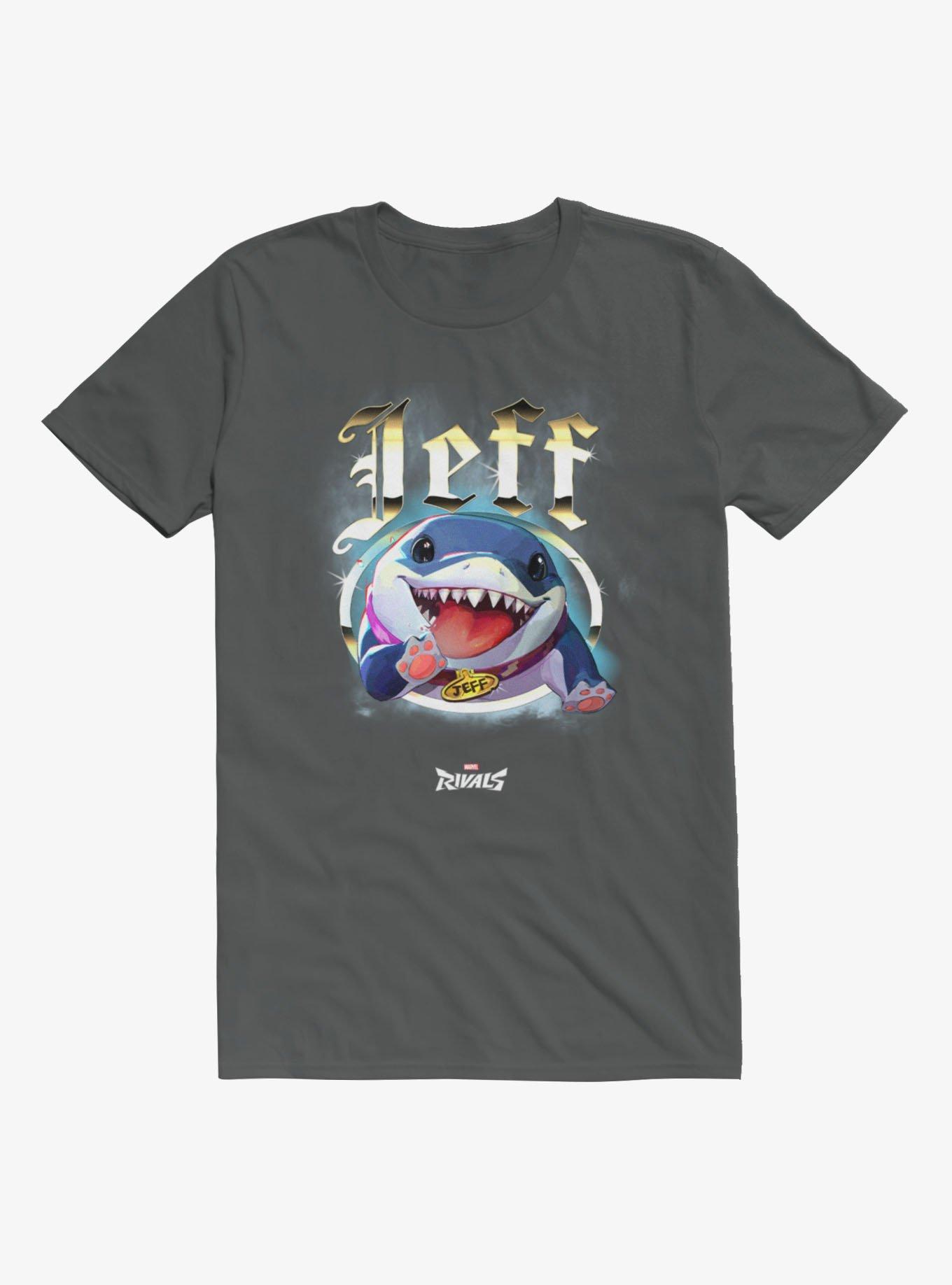 Marvel Rivals Jeff The Shark Vintage Rap T-Shirt Hot Topic Exclusive, , hi-res