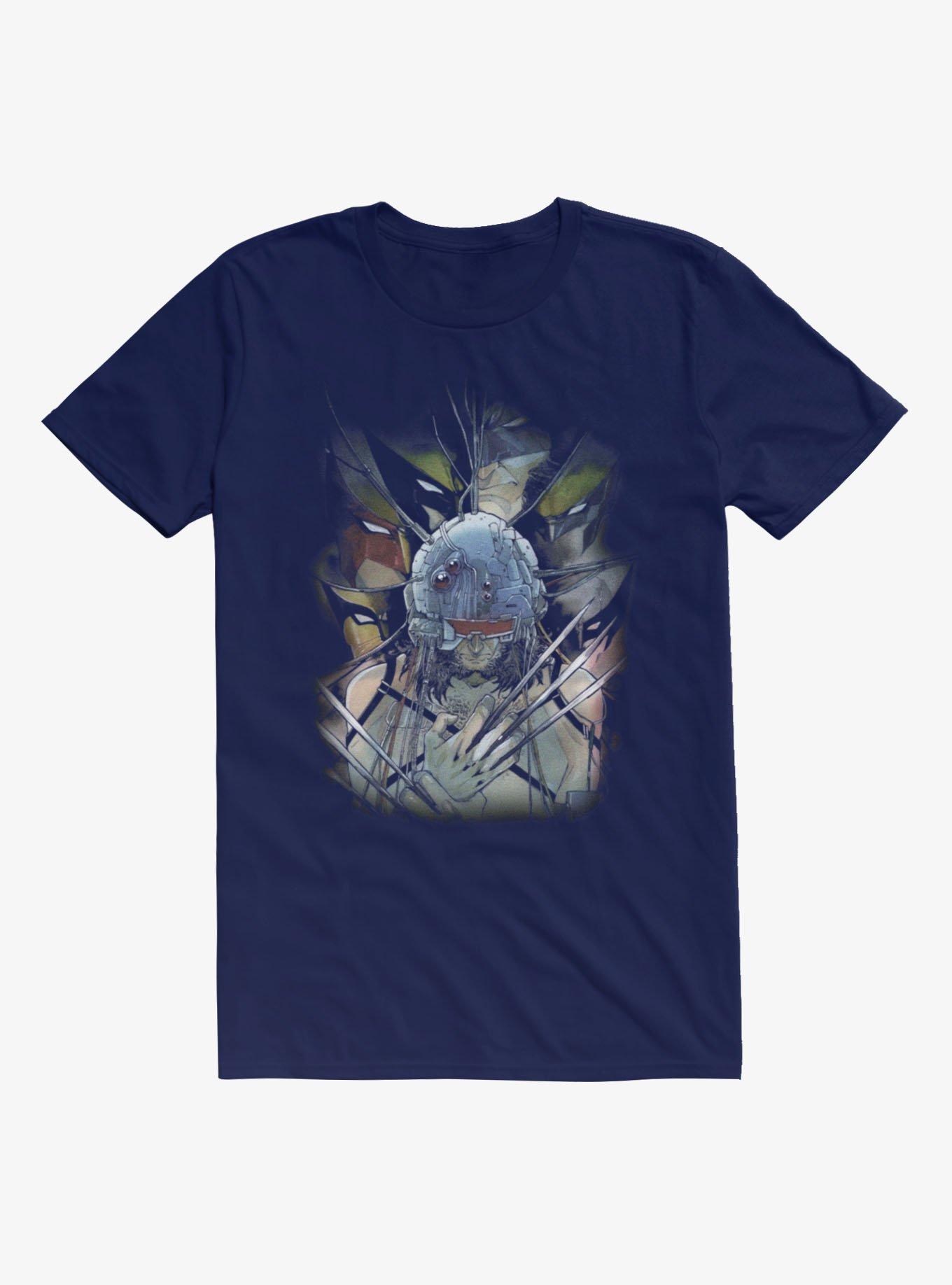 Marvel X-Men Peach Momoko Variant Cover Weapon X T-Shirt Hot Topic Exclusive, NAVY, hi-res