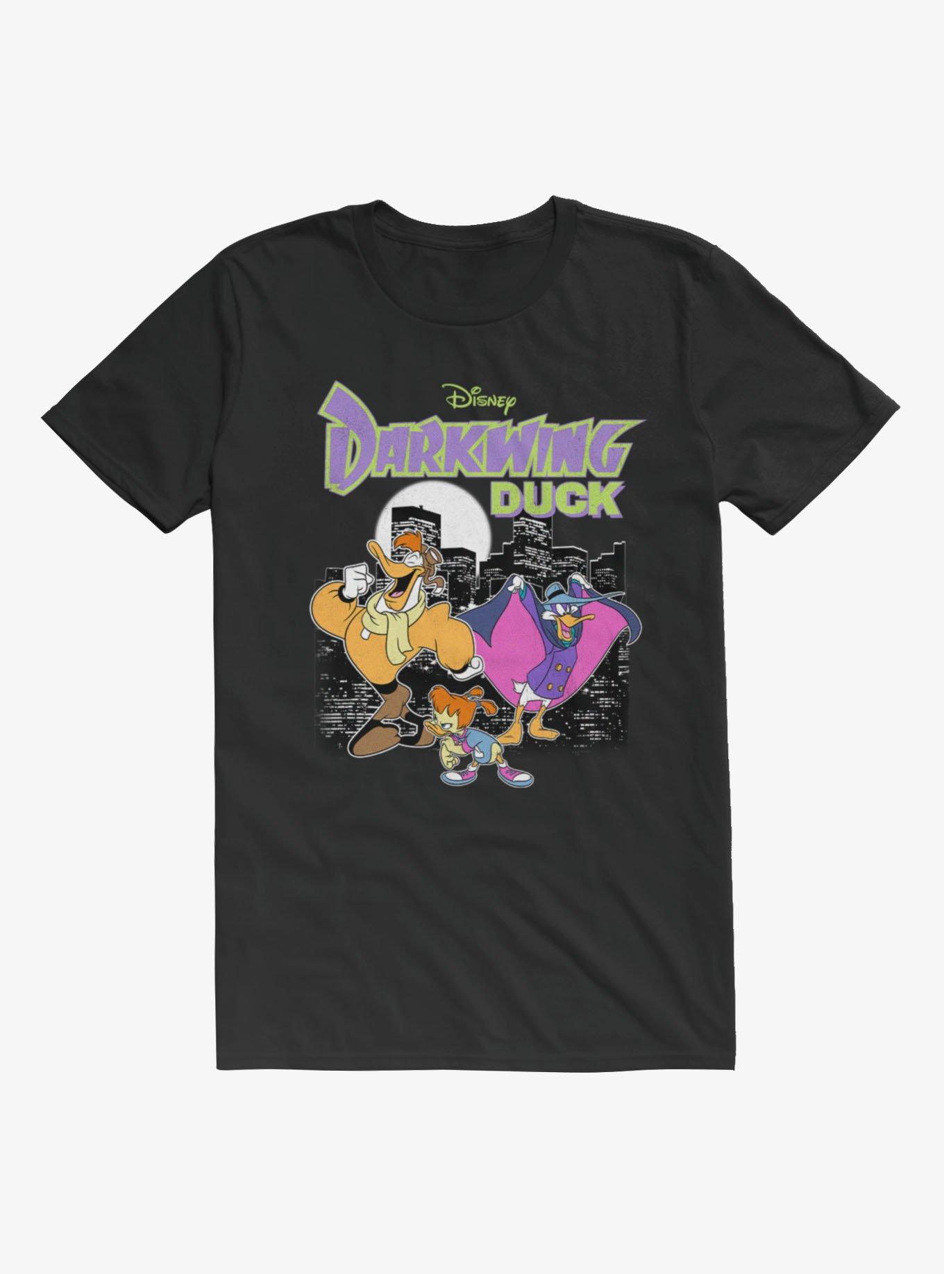 Disney Darkwing Duck Character Adventures T-Shirt Hot Topic Exclusive, BLACK, hi-res