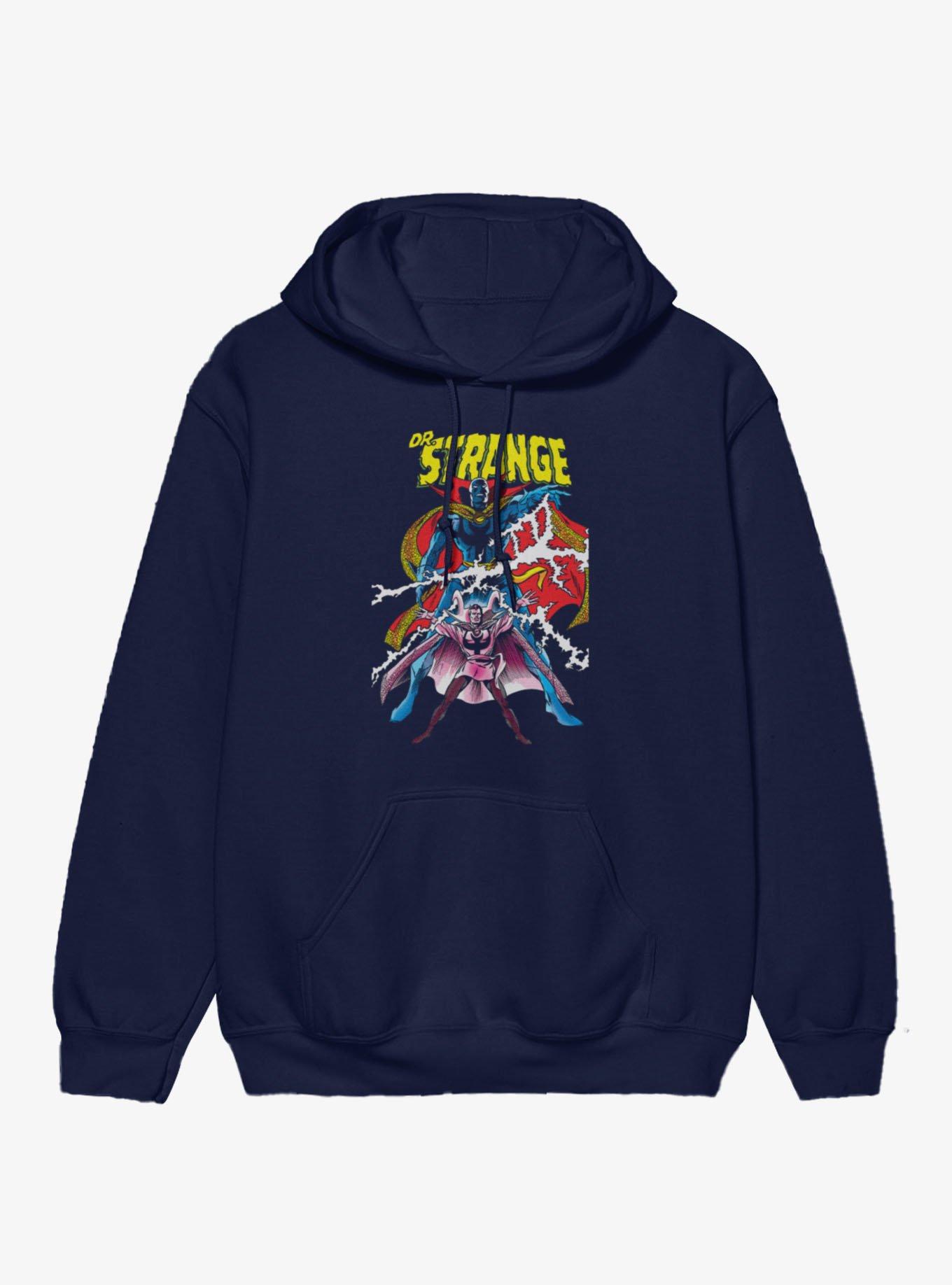 Marvel Retro Dr. Strange Comic Cover Hoodie Hot Topic Exclusive, , hi-res