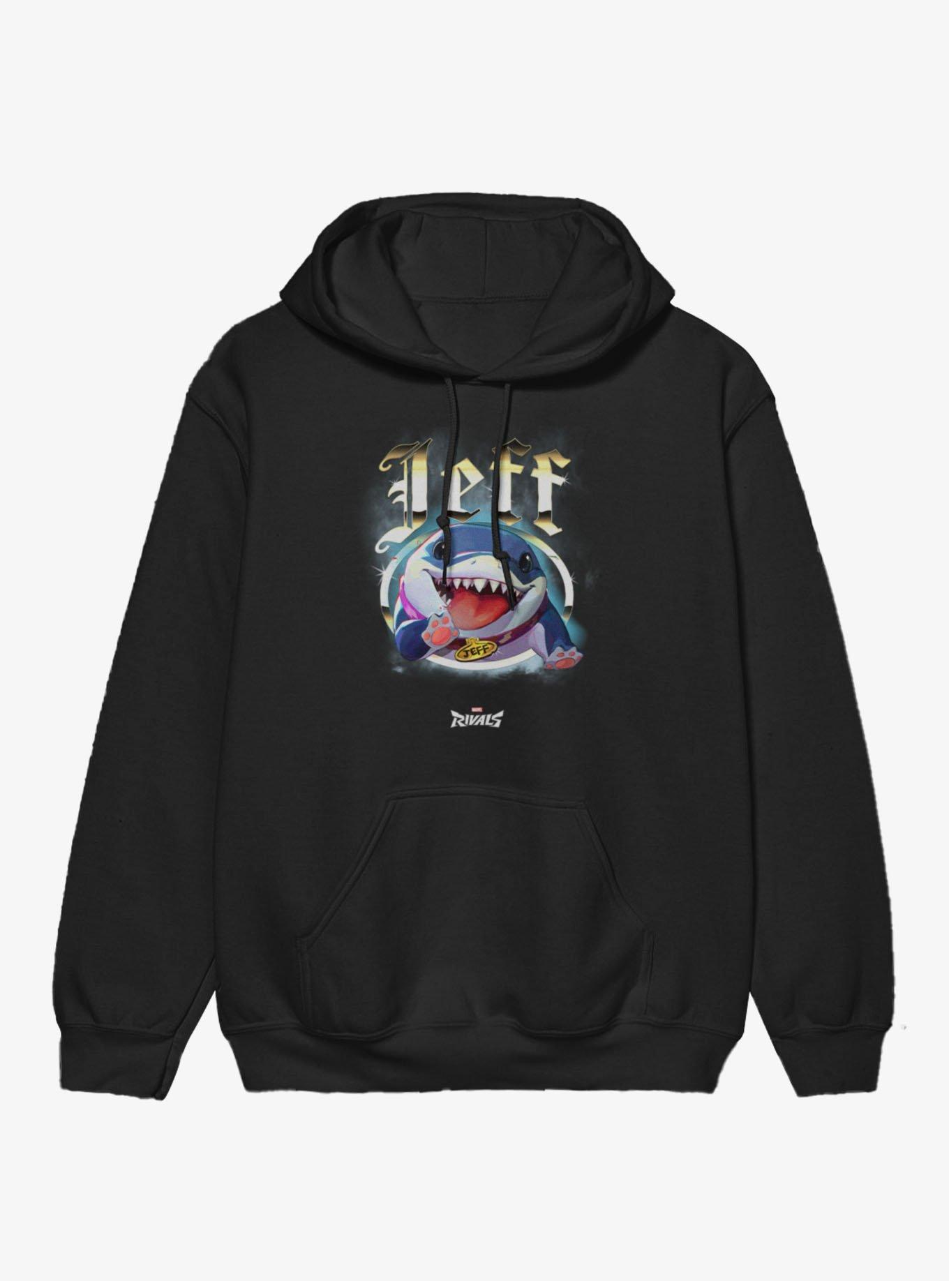 Marvel Rivals Jeff The Shark Vintage Rap Hoodie Hot Topic Exclusive, , hi-res