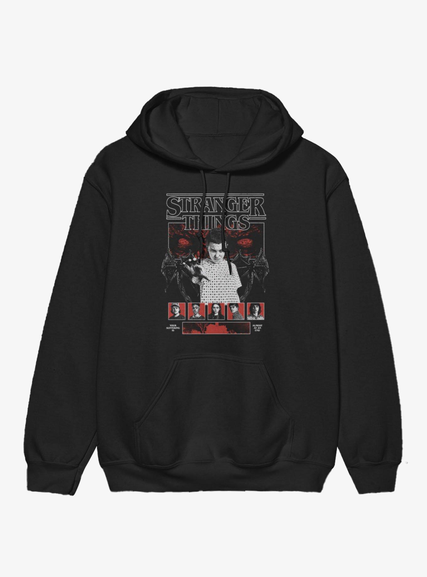 Netflix Stranger Things Almost At An End Characters Hoodie Hot Topic Exclusive