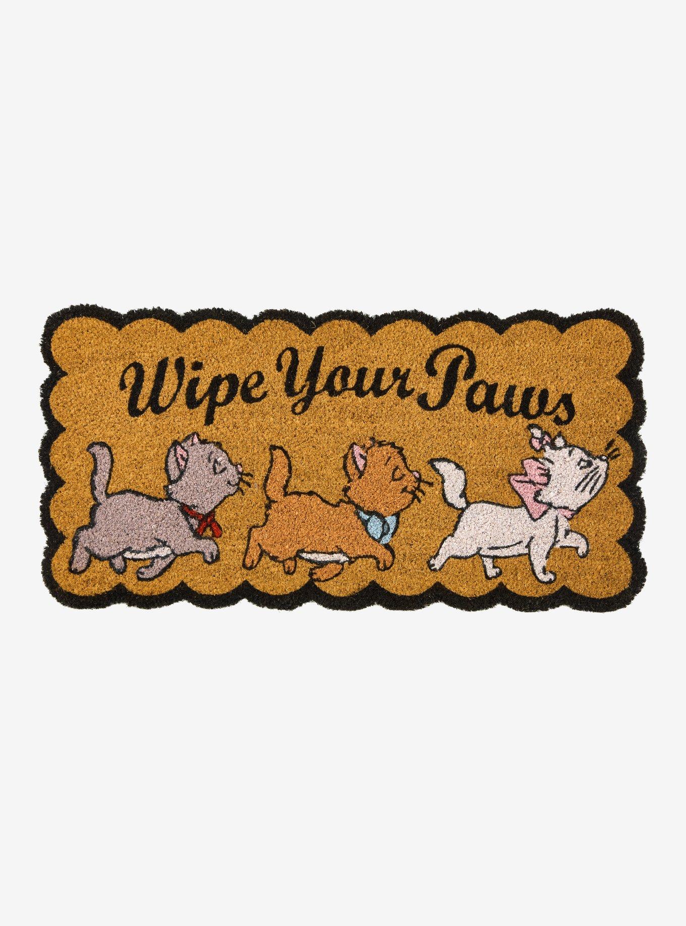 Disney The Aristocats Wipe Your Paws Door Mat - BoxLunch Exclusive, , hi-res