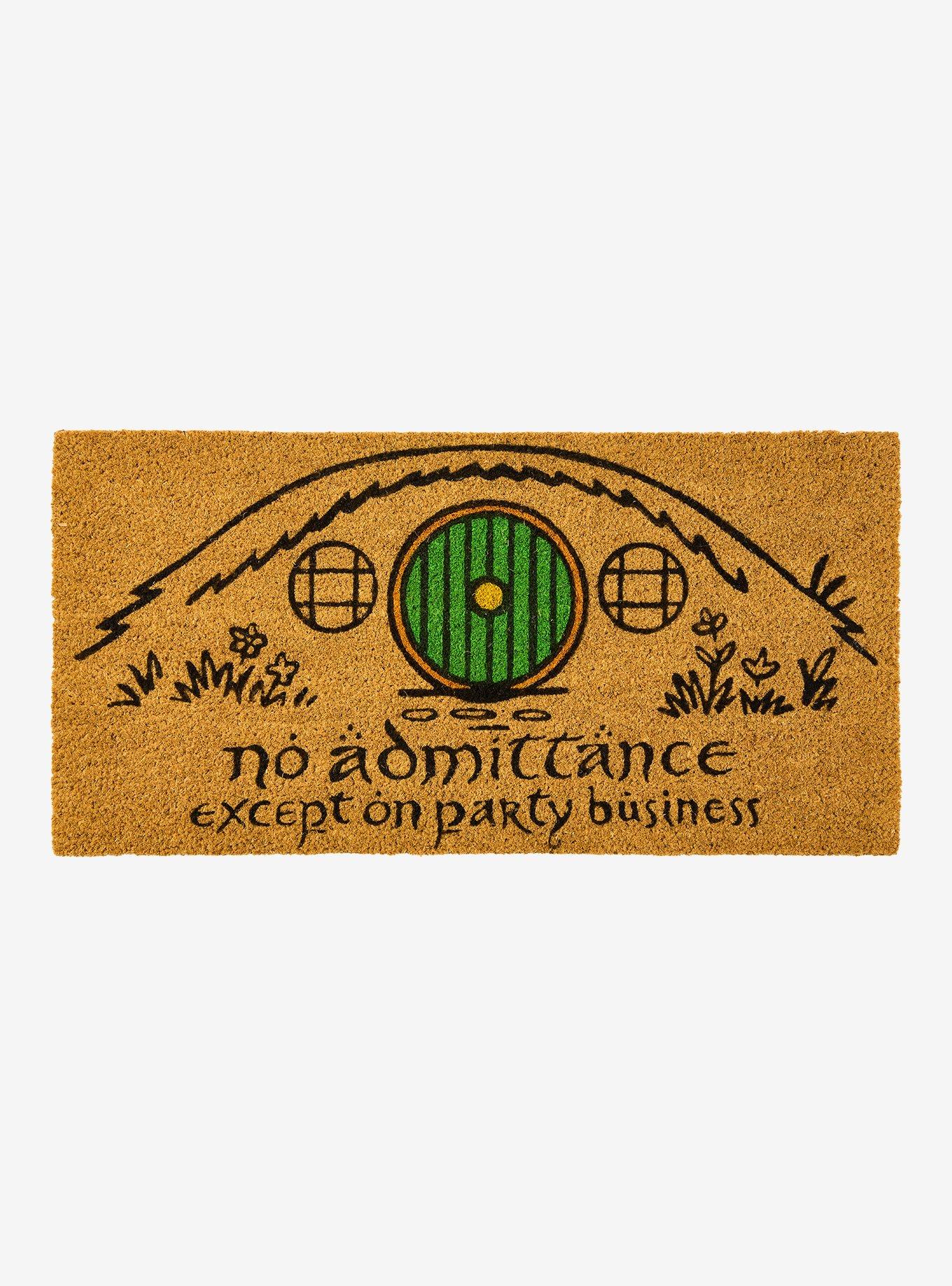 The Lord of the Rings Hobbit Home Welcome Mat - BoxLunch Exclusive, , hi-res