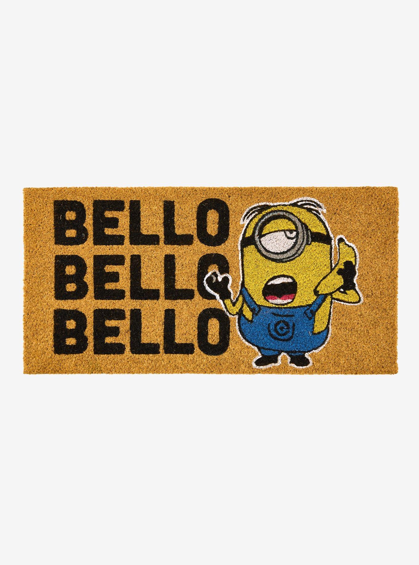 Minions Bello Door Mat - BoxLunch Exclusive, , hi-res