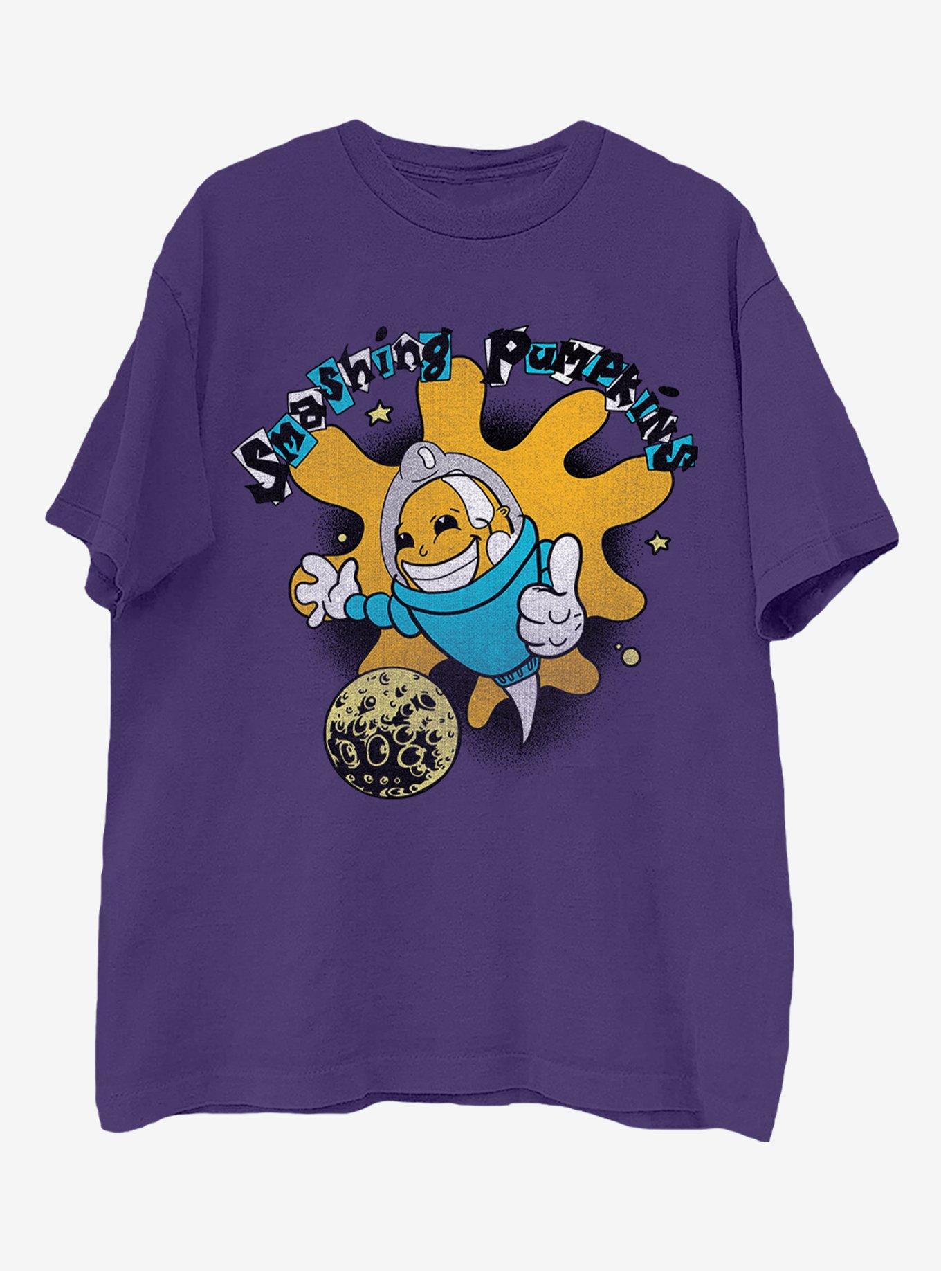 The Smashing Pumpkins Cartoon Pigment-Dye T-Shirt, , hi-res