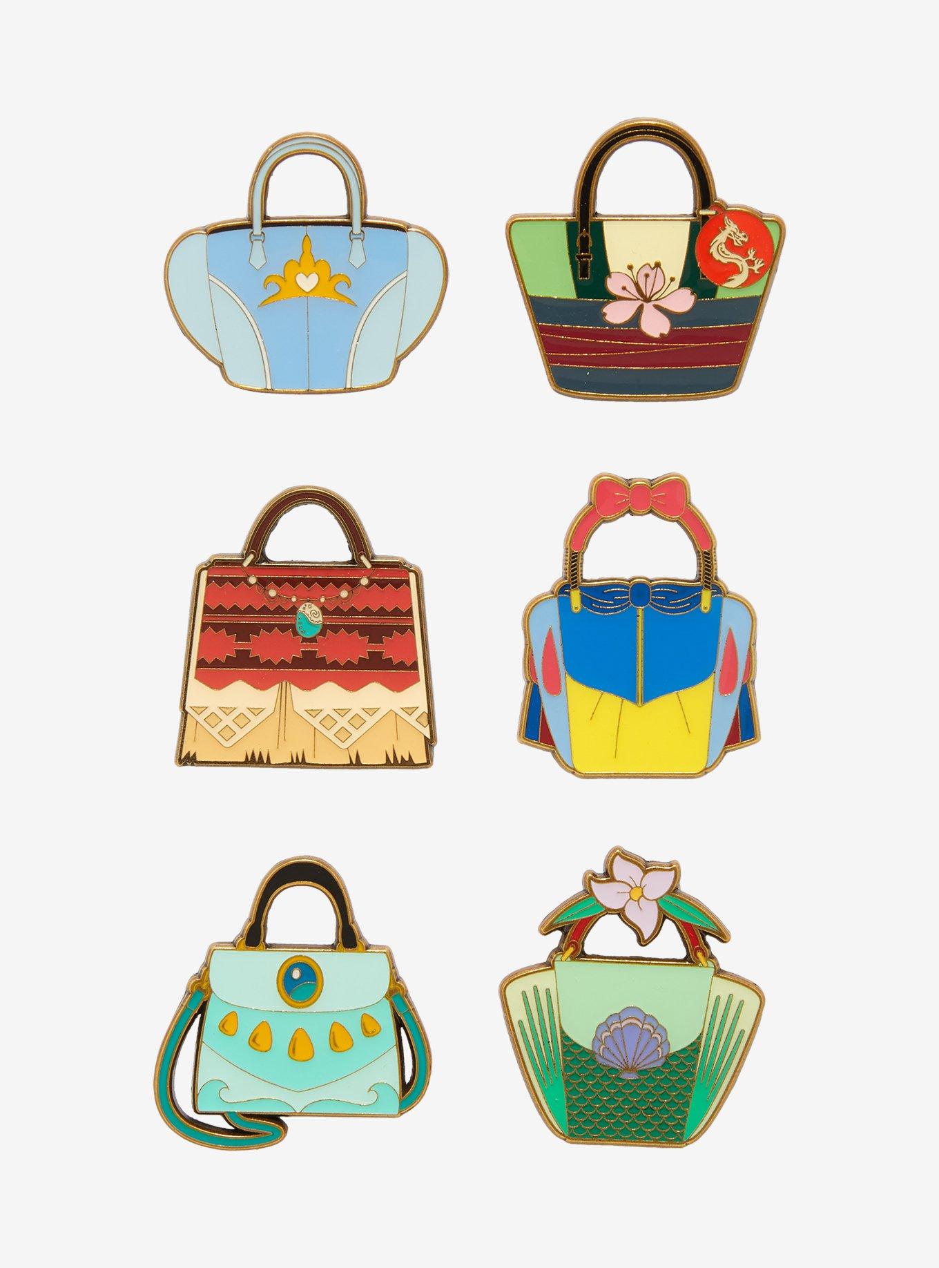 Loungefly Disney Princess Handbag Blind Box Enamel Pin Hot Topic Exclusive, , hi-res