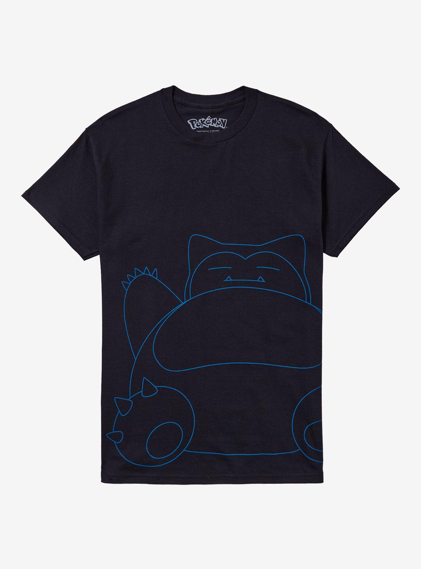 Pok&eacute;mon Snorlax Line Art T-Shirt, , hi-res