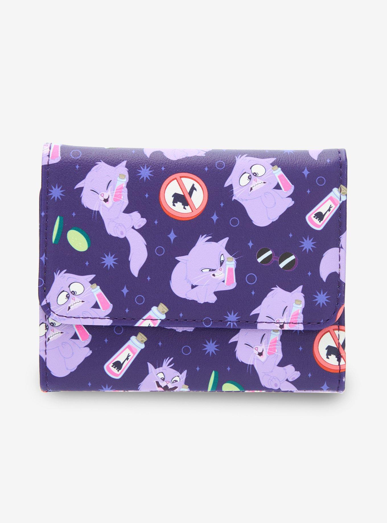 Loungefly Disney The Emperor's New Groove Yzma Cat Print Mini Wallet, , hi-res