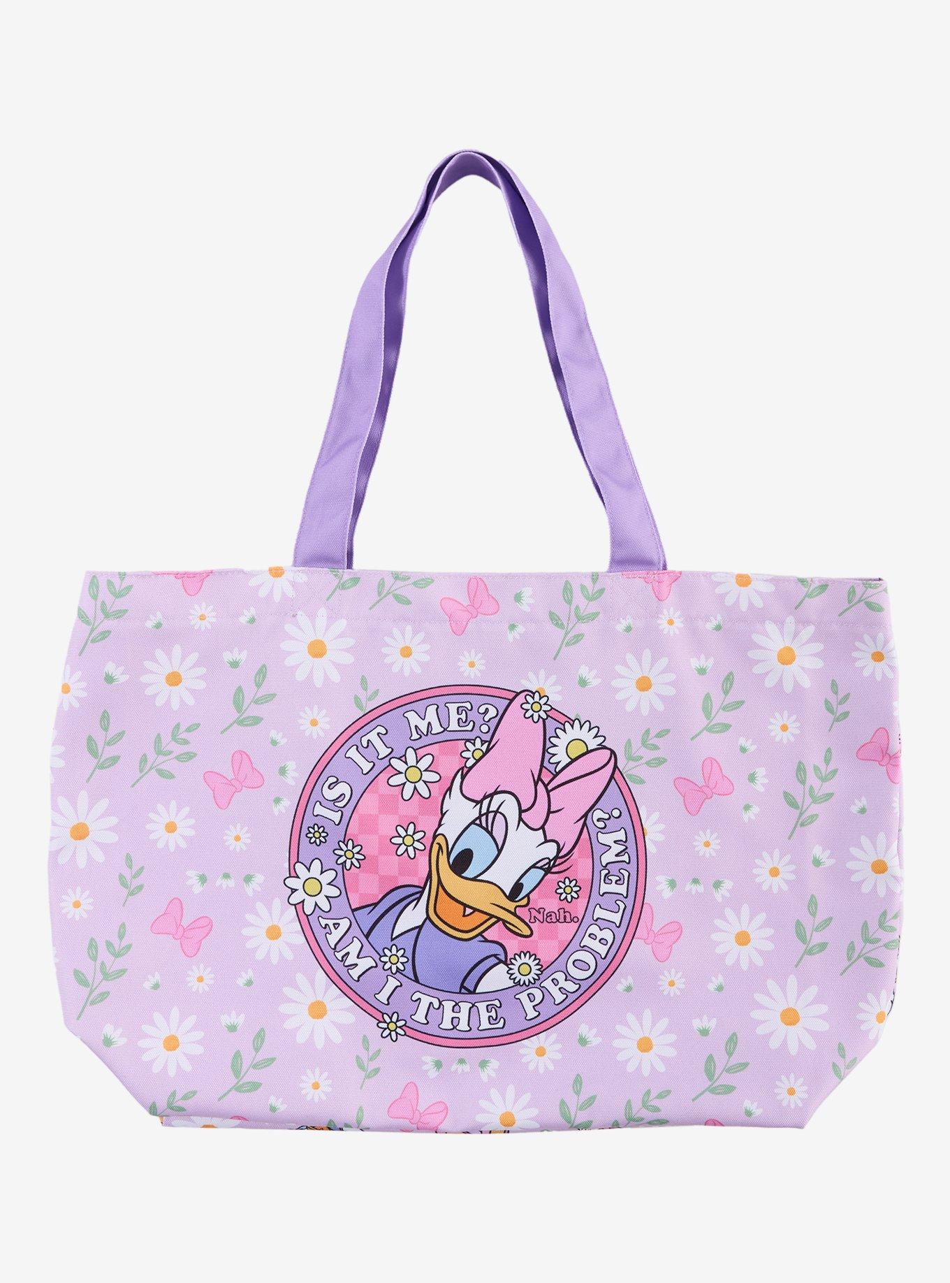 Loungefly Disney Daisy Duck Floral Tote Bag, , hi-res
