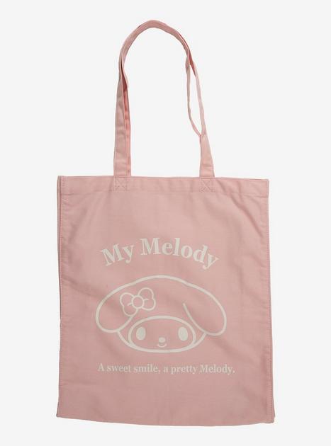 My Melody Face Pink Tote Bag | Hot Topic