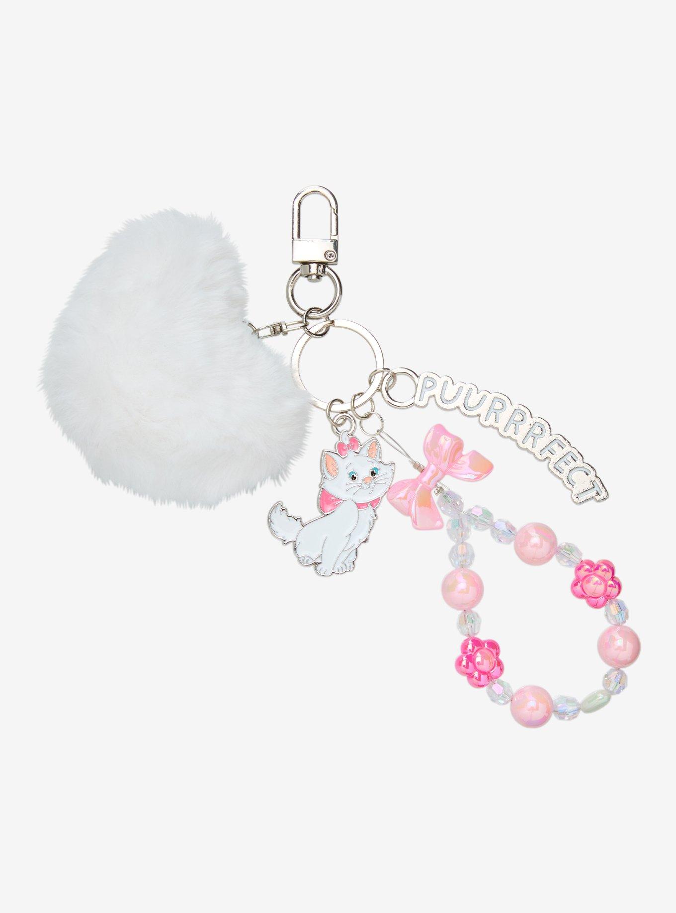 Disney The Aristocats Marie Puurrrfect Multi-Charm Keychain - BoxLunch Exclusive, , hi-res