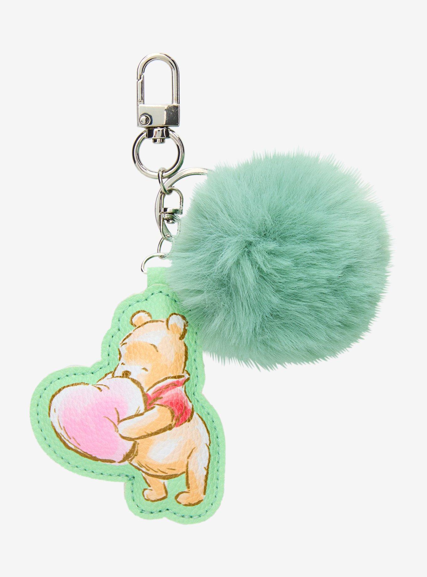 Disney Winnie the Pooh Multi-Charm Pom Pom Keychain - BoxLunch Exclusive, , hi-res