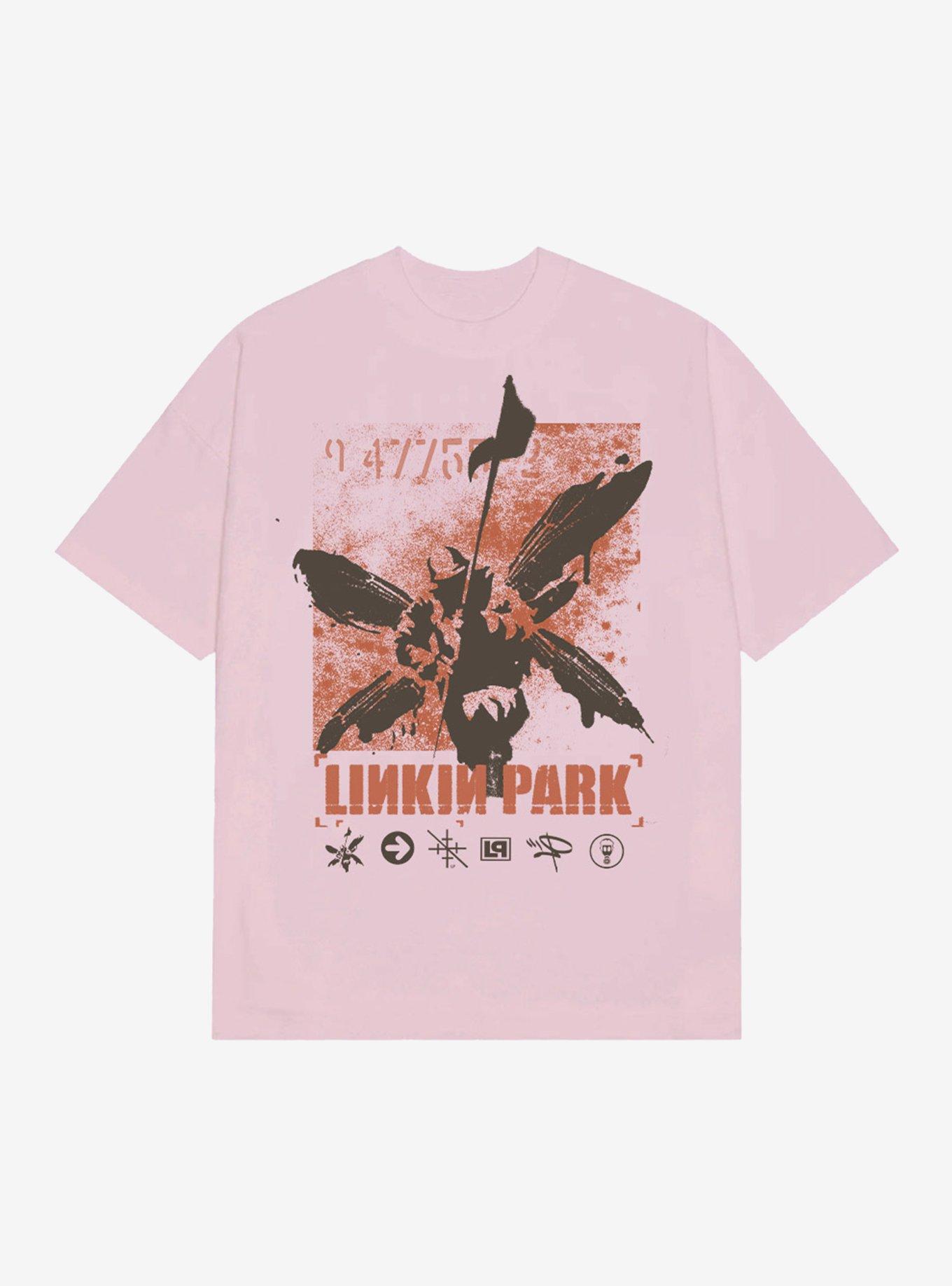 Linkin Park Hybrid Theory Pink T-Shirt, , hi-res