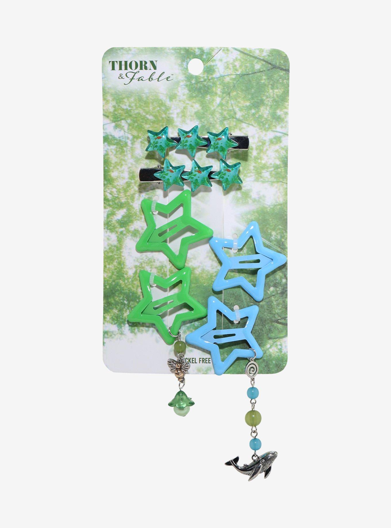 Aquatic Creature Star Hair Clip Set, , hi-res