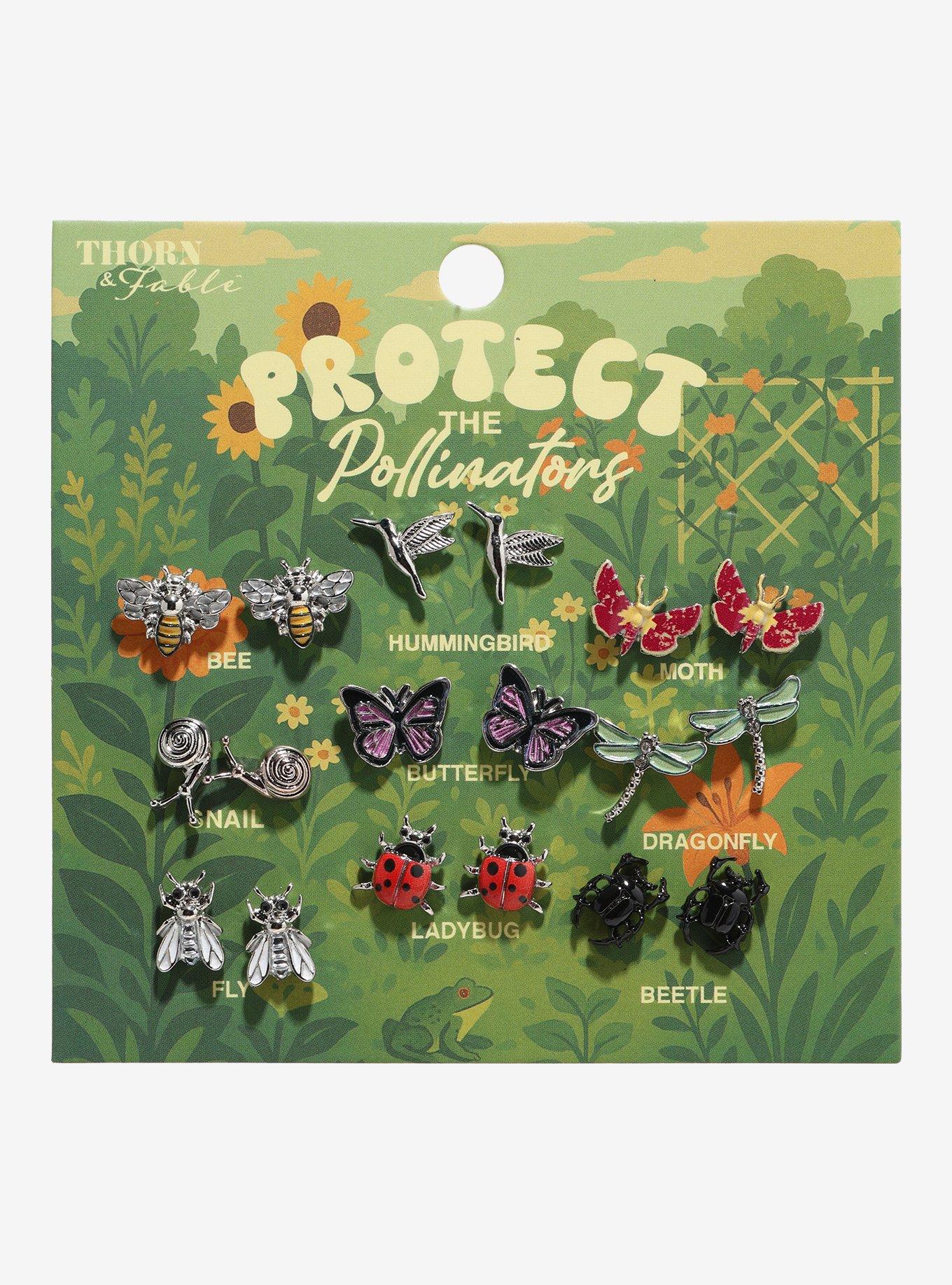 Thorn & Fable Bugs & Critters Stud Earring Set