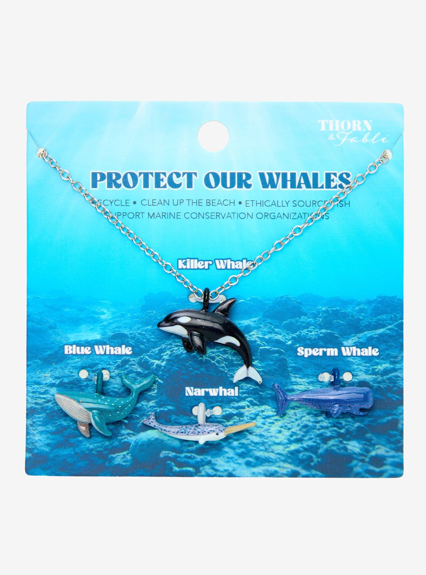 Thorn & Fable Whales Interchangeable Charms Necklace, , hi-res