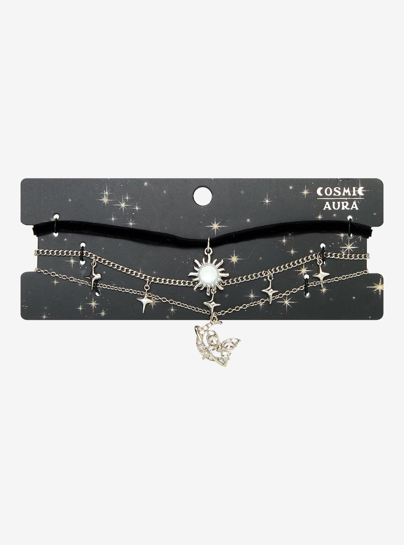 Cosmic Aura Celestial Butterfly Choker Set, , hi-res