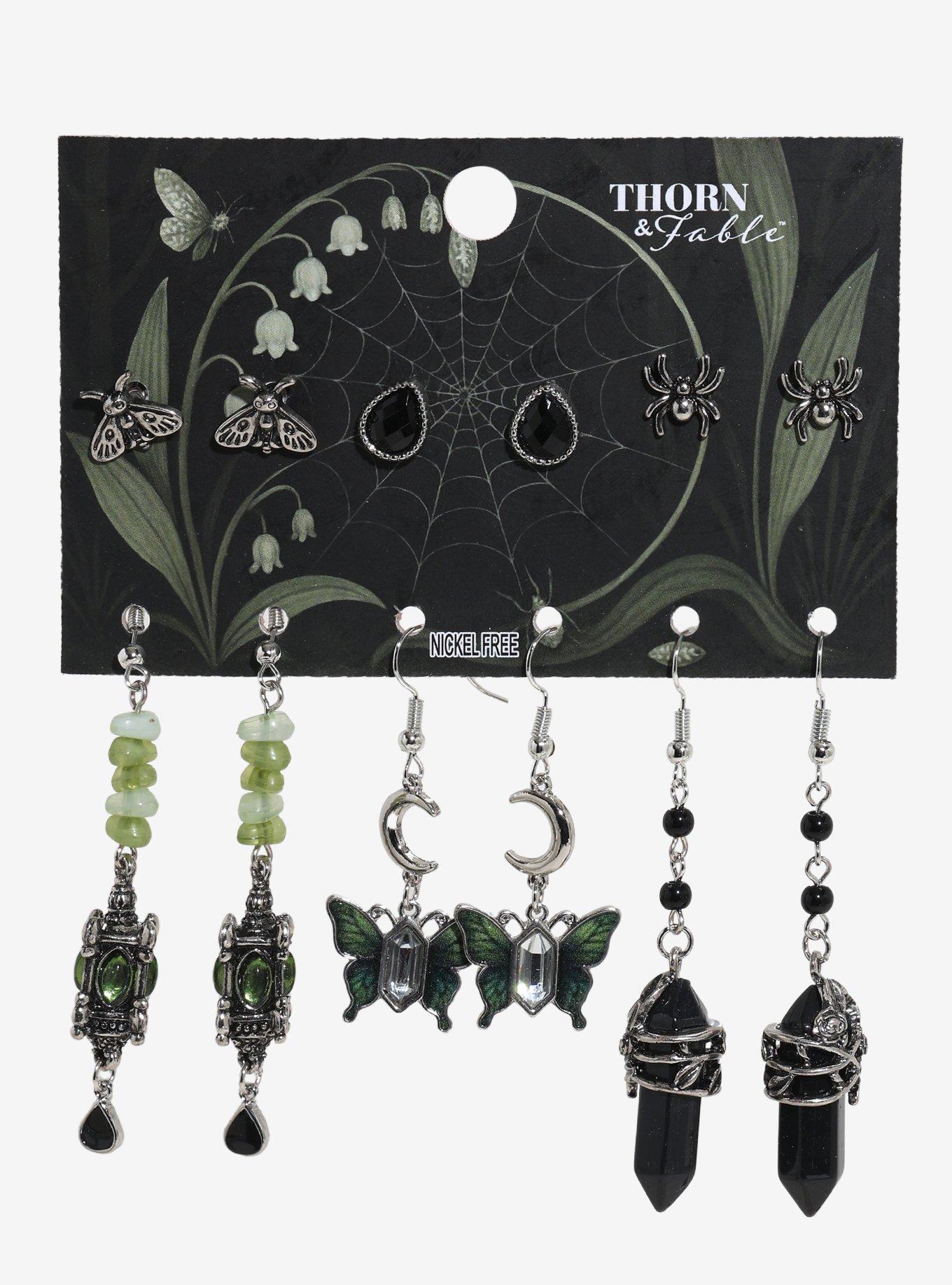 Thorn & Fable Garden Witch Earring Set, , hi-res