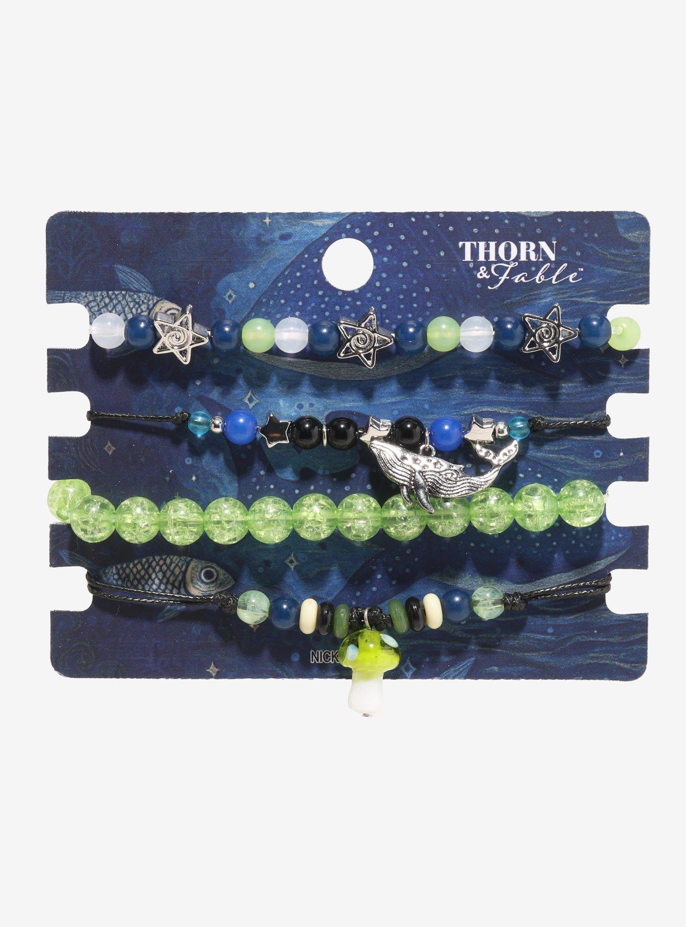 Thorn & Fable Whale Celestial Bead Bracelet Set, , hi-res