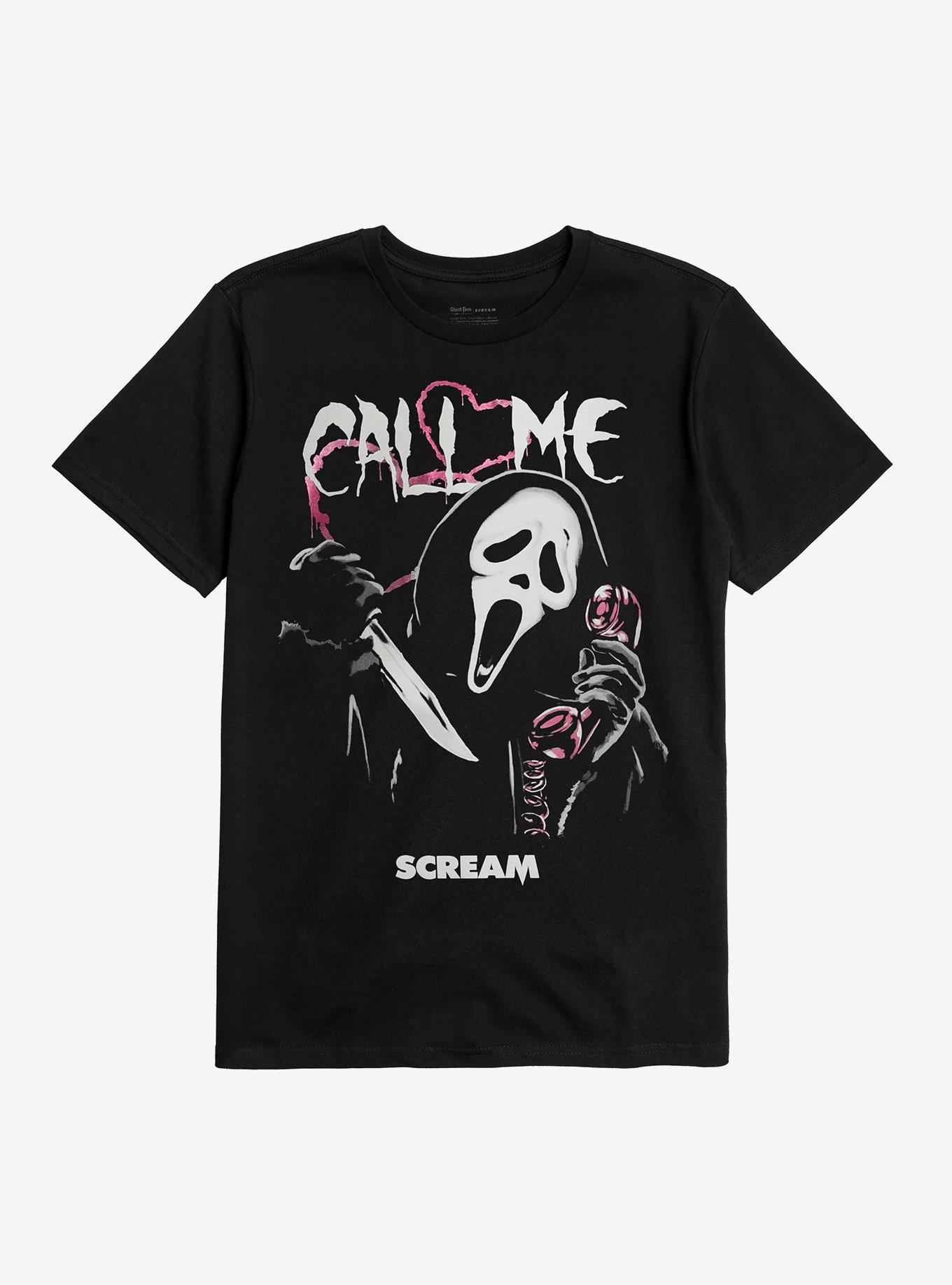 Scream Ghost Face Call Me T-Shirt, , hi-res