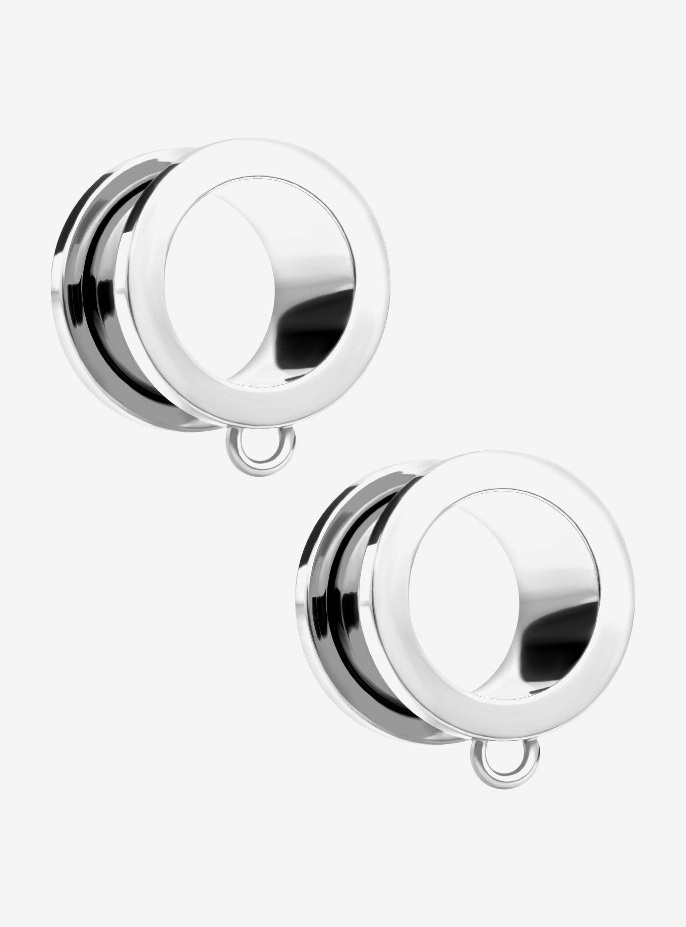 Steel Silver O-Ring Eyelet Plug 2 Pack, , hi-res