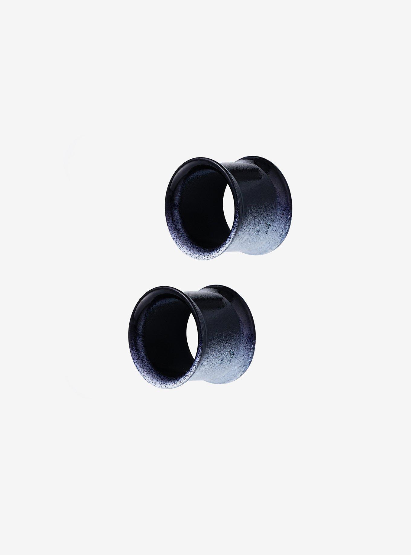Steel Black & Grey Tunnel Plug 2 Pack, , hi-res