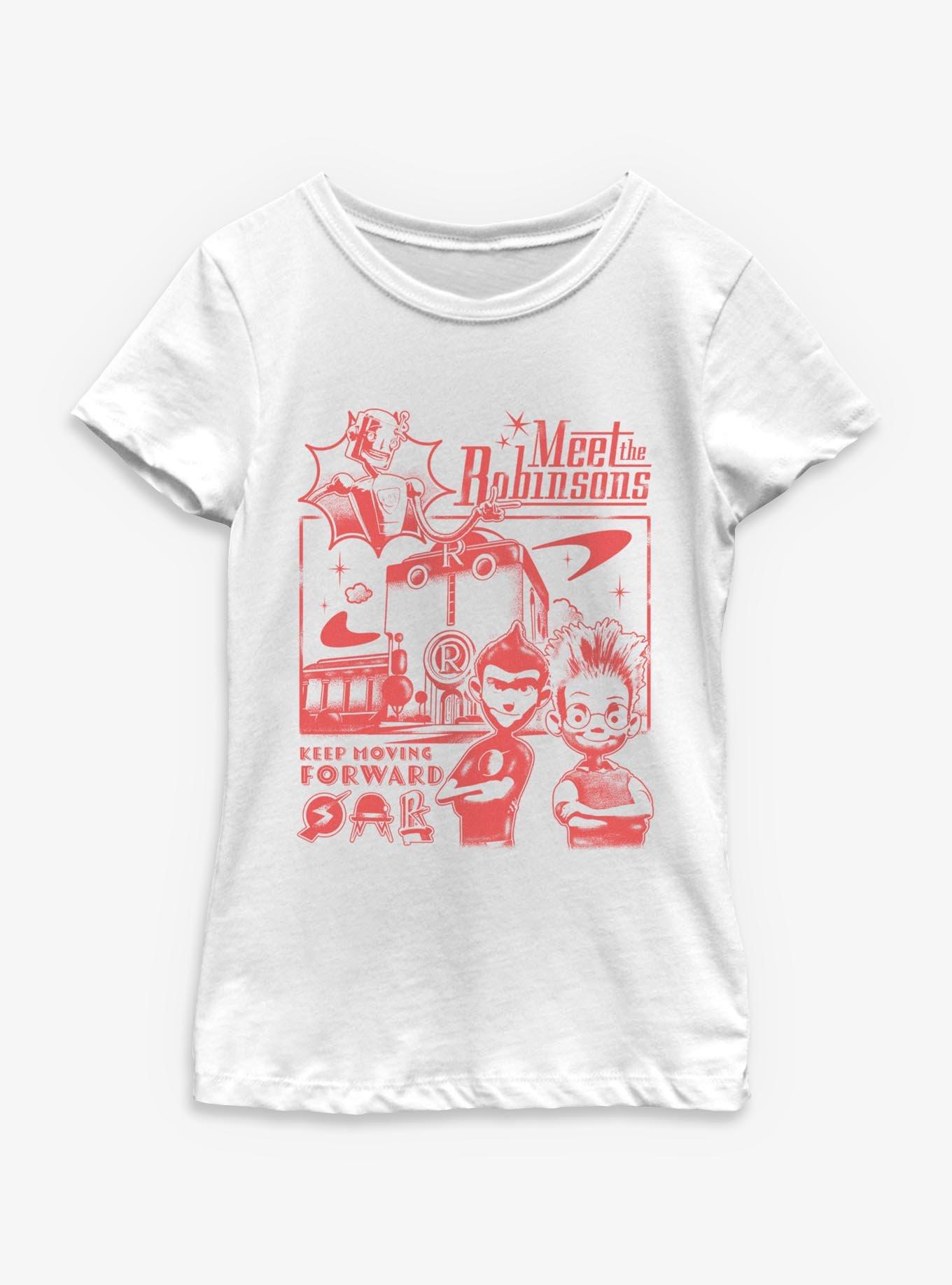 Disney Meet The Robinsons Keep Movig Forward Youth Girls T-Shirt, , hi-res