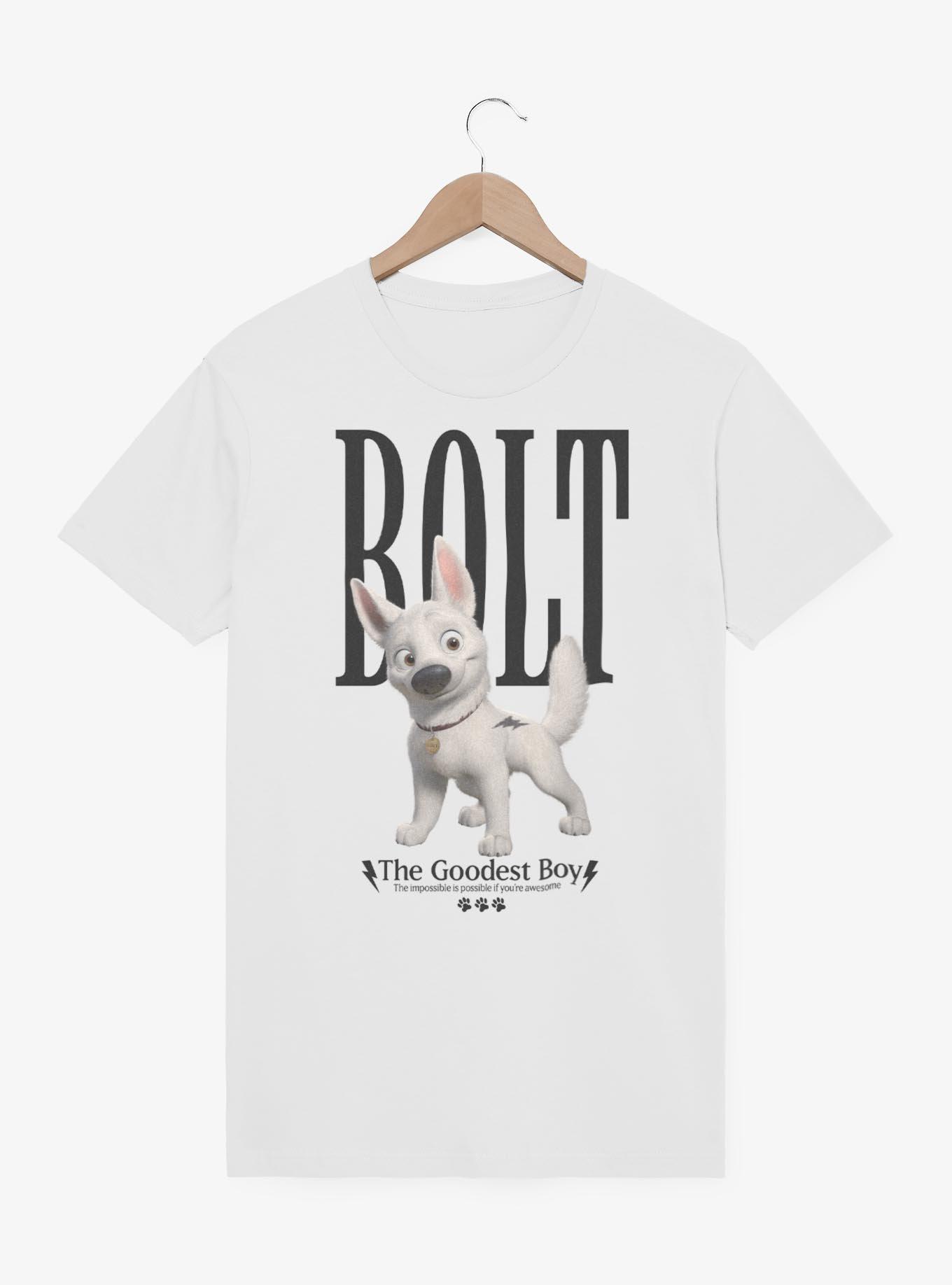 Disney Bolt The Goodest Boy Black Text T-Shirt, , hi-res