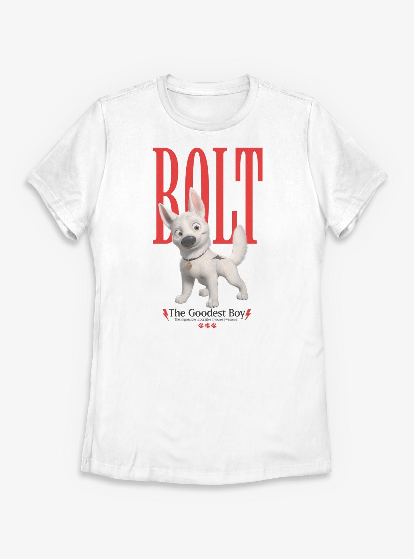 Disney Bolt The Goodest Boy Red Text Womens T-Shirt, , hi-res