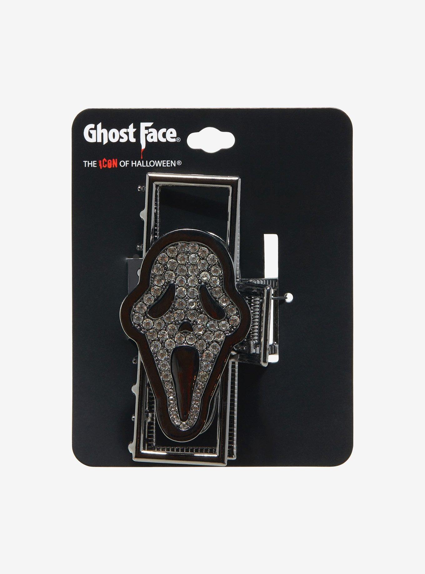 Ghost Face Bling Claw Hair Clip, , hi-res