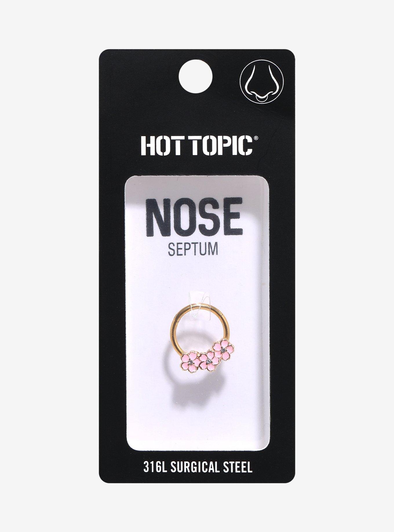 Steel Sakura Flower Hinged Clicker, , hi-res