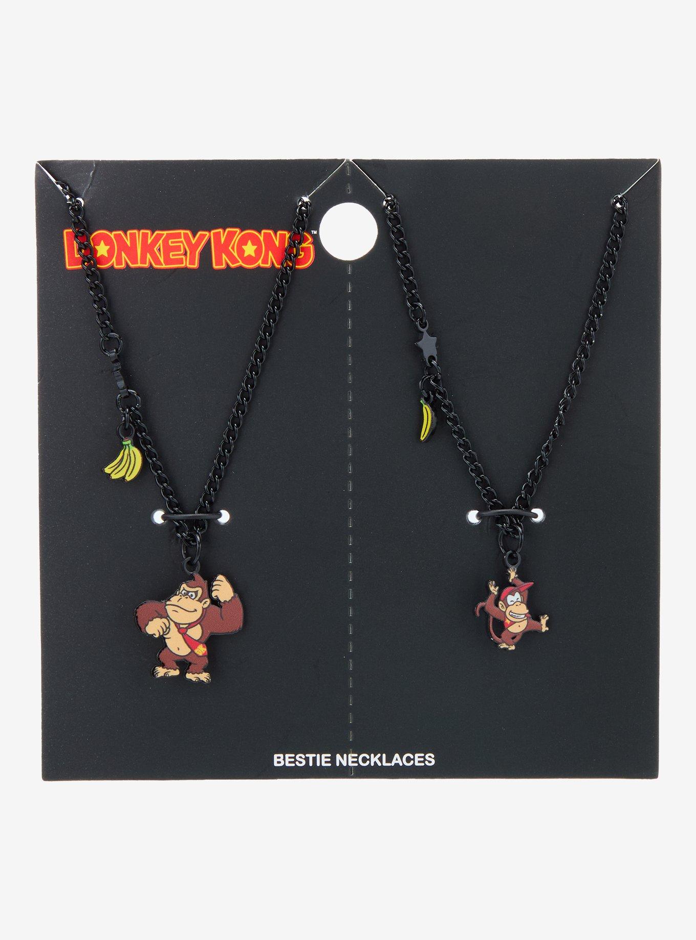 Donkey Kong & Diddy Kong Best Friend Necklace Set, , hi-res