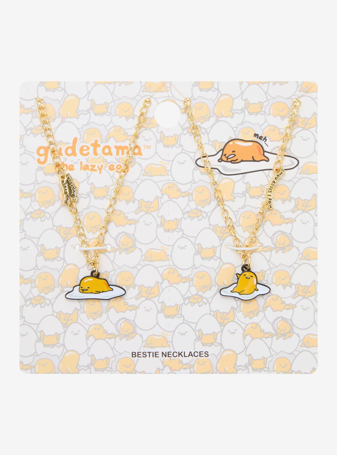 Gudetama Quote Best Friend Necklace Set, , hi-res