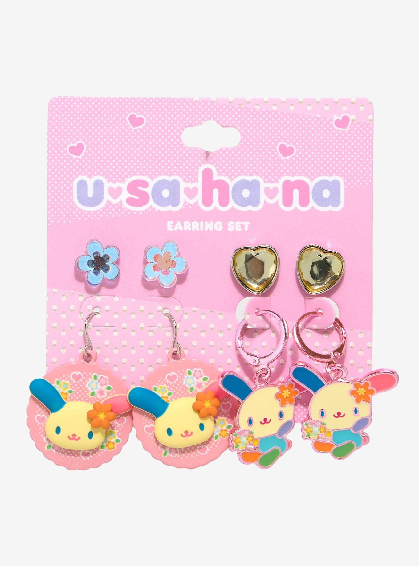 U*SA*HA*NA Flowers Earring Set, , hi-res