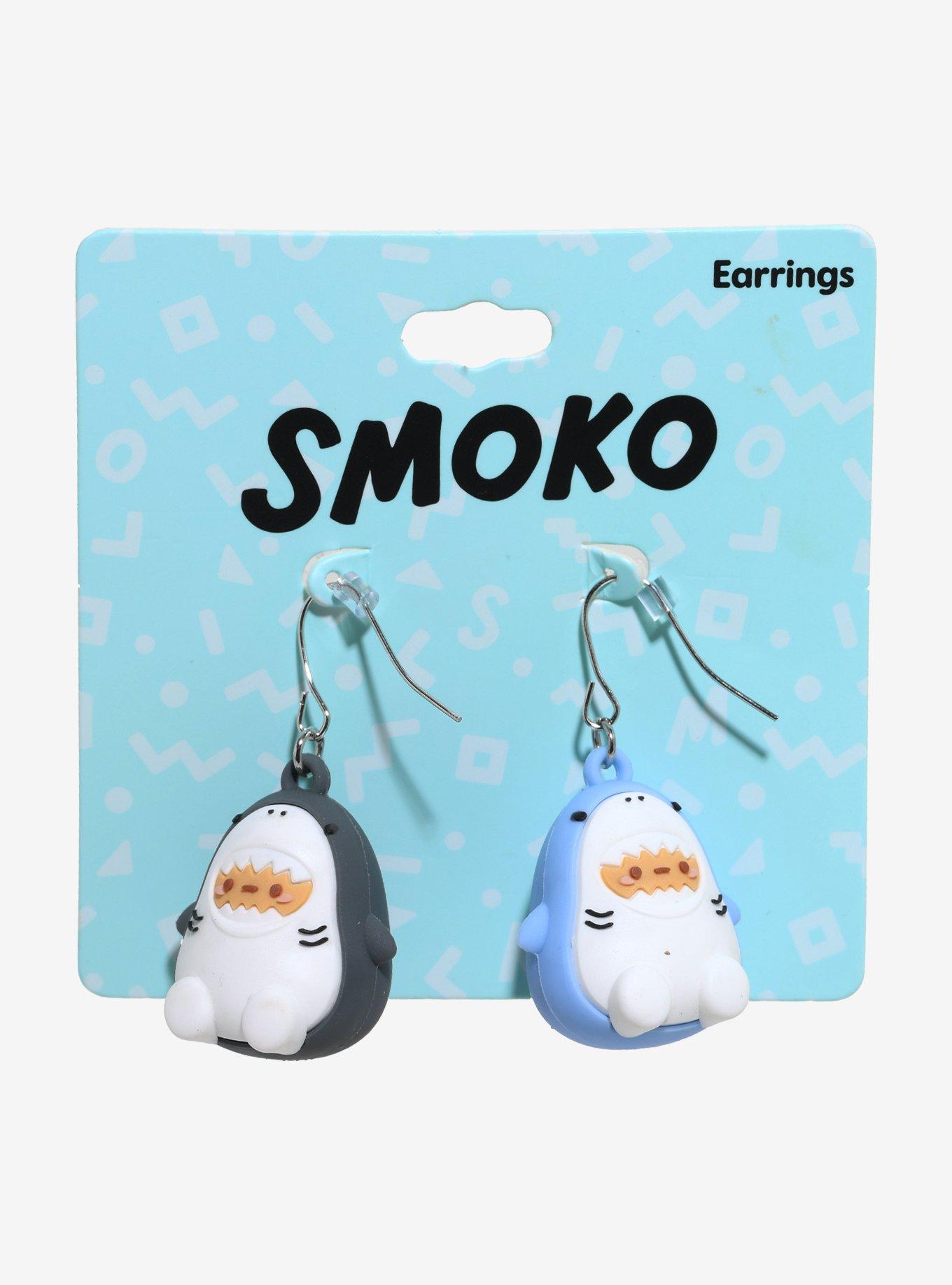 Smoko Tayto Potato Shark Mismatch Earring Set, , hi-res