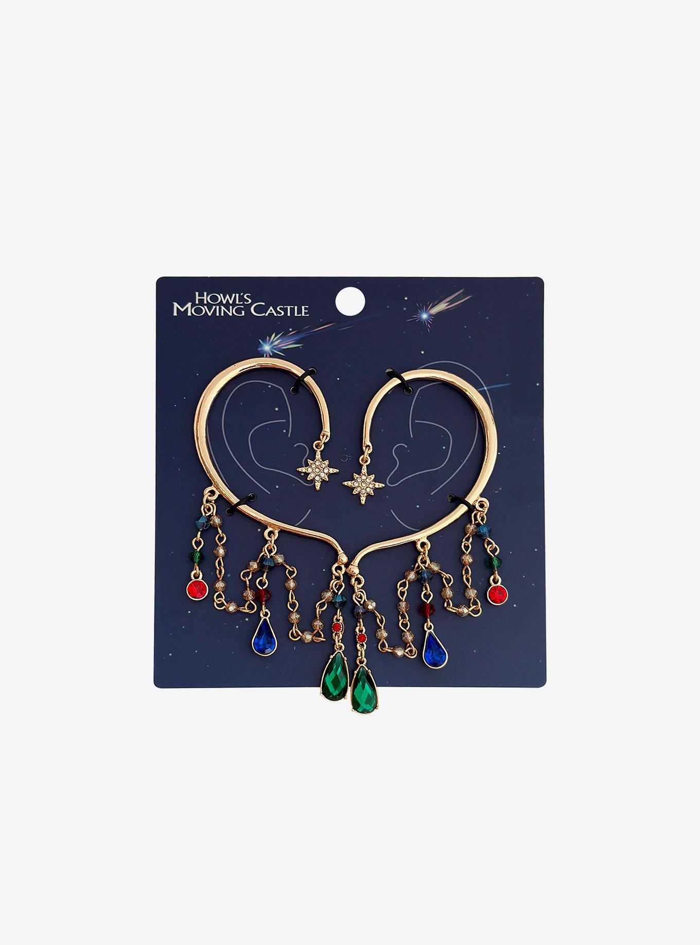 Studio Ghibli&reg; Howl's Moving Castle Gem Ear Cuff Set, , hi-res