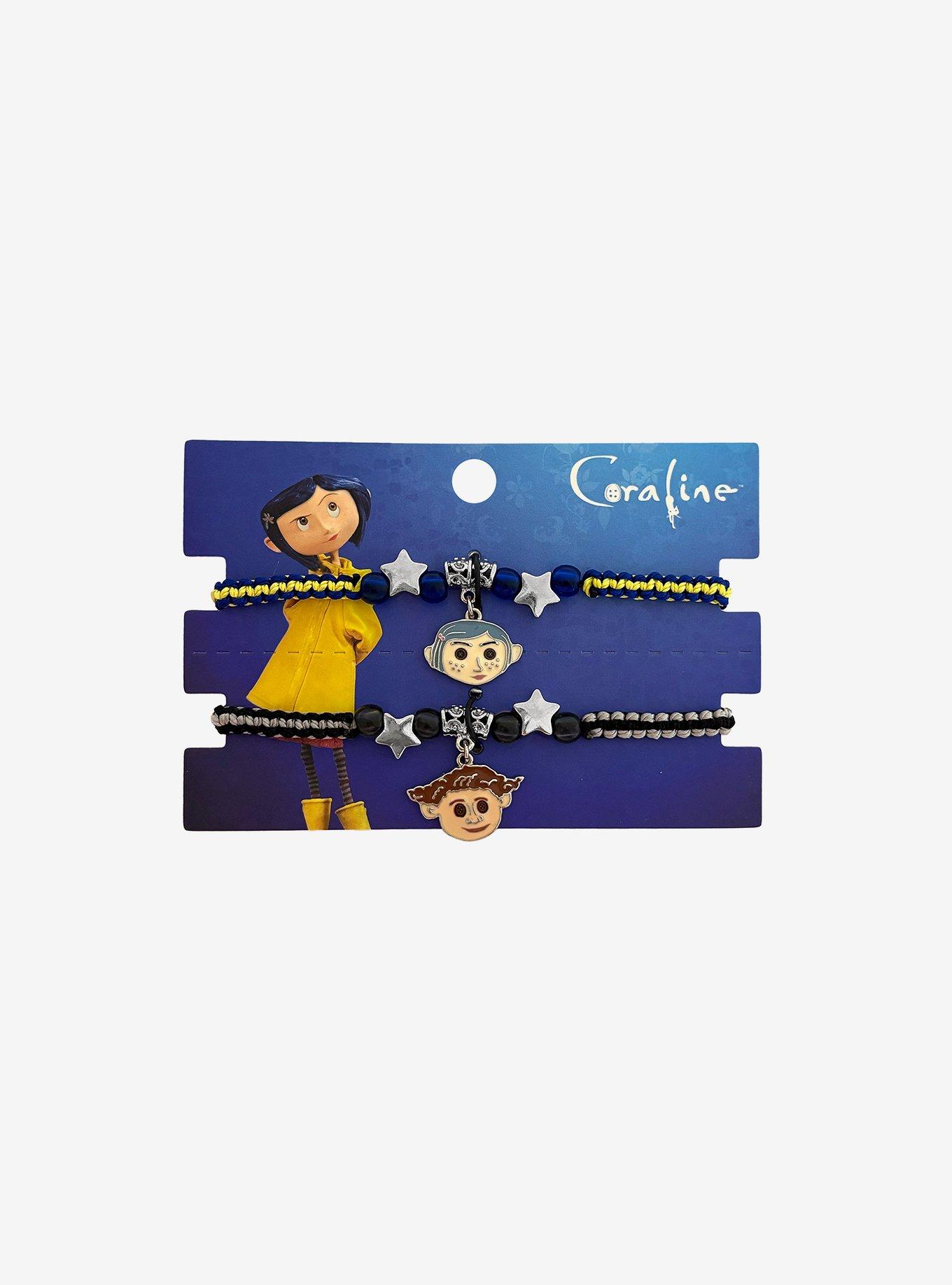 Coraline Wybie & Coraline Best Friend Cord Bracelet Set, , hi-res
