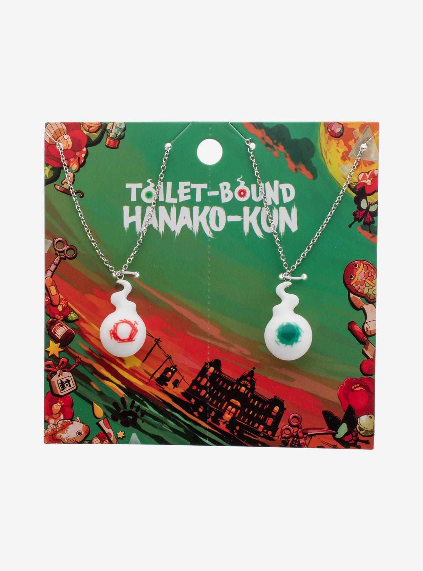 Toilet-Bound Hanako-Kun 3D Hakujoudai Best Friend Necklace Set