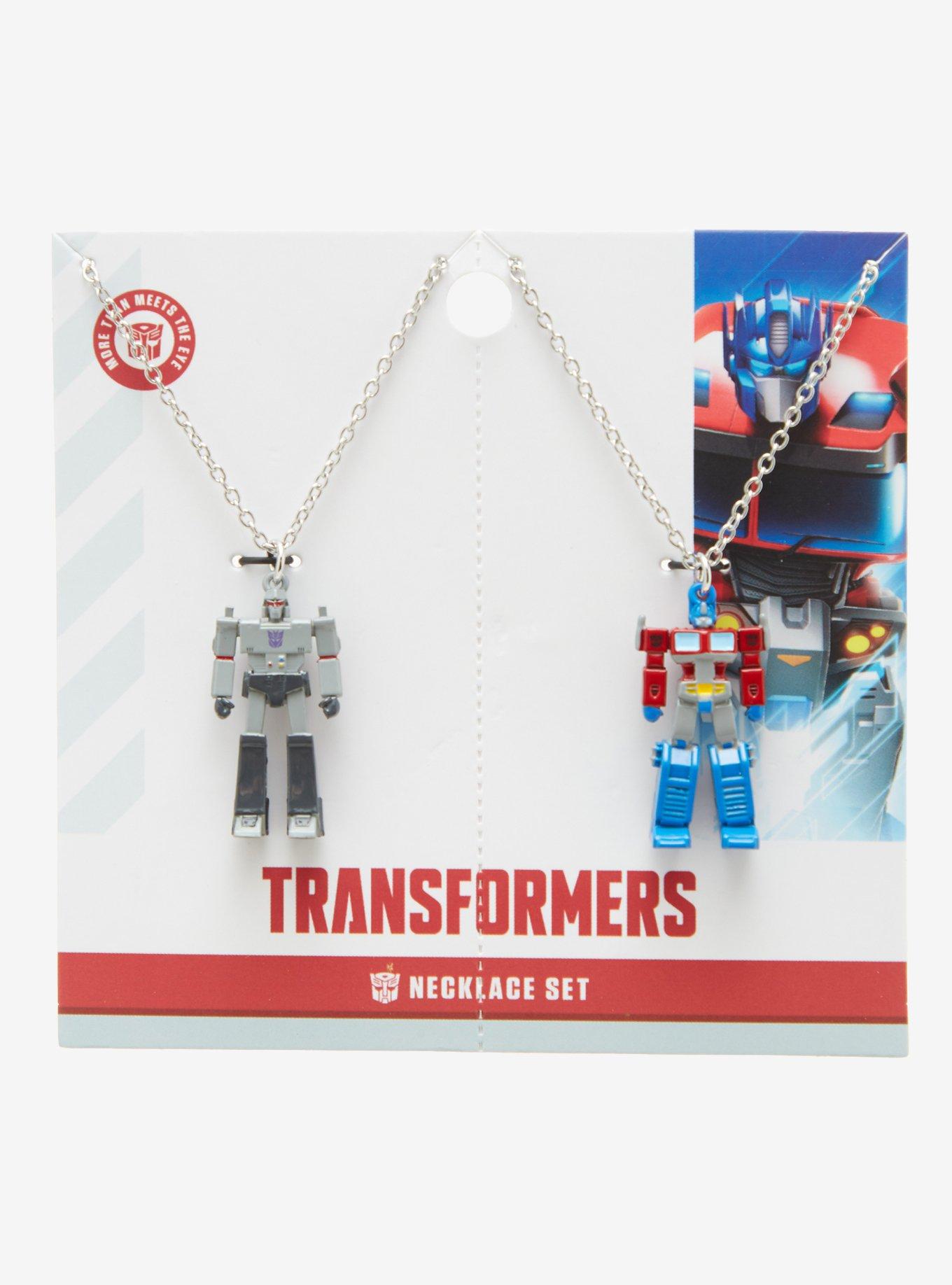 Transformers Optimus Prime & Megatron Best Friend Necklace Set
