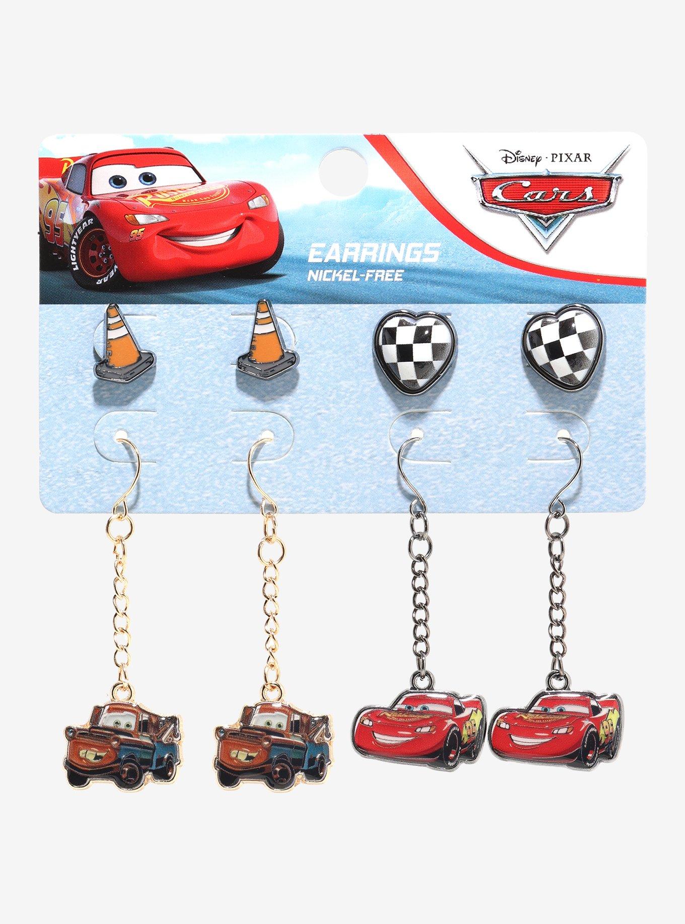 Disney Pixar Cars Lightning McQueen & Mater Earring Set, , hi-res