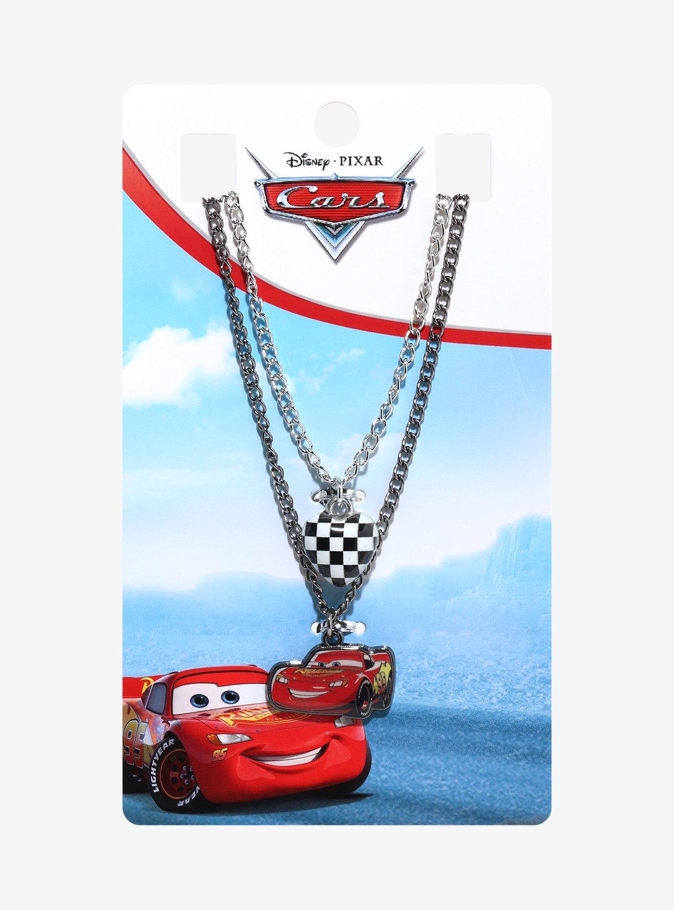 Disney Pixar Cars Lightning McQueen Necklace Set