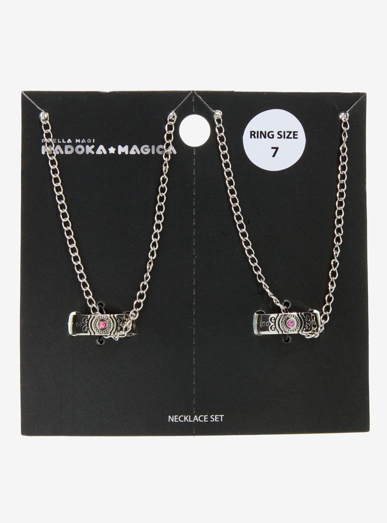 Puella Magi Madoka Magica Soul Gem Best Friend Necklace Set, , hi-res