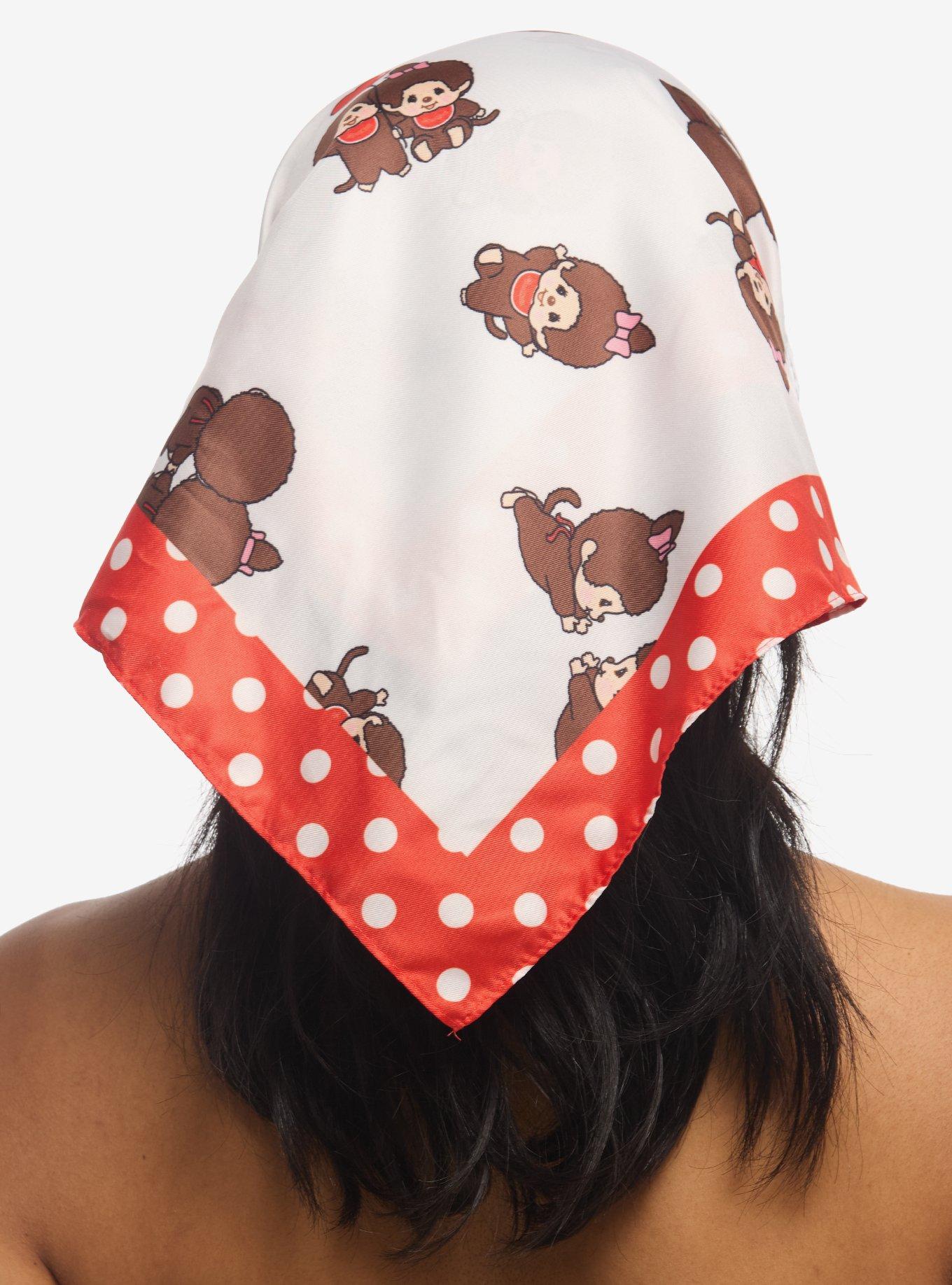 Monchhichi Polka Dot Hair Scarf, , hi-res