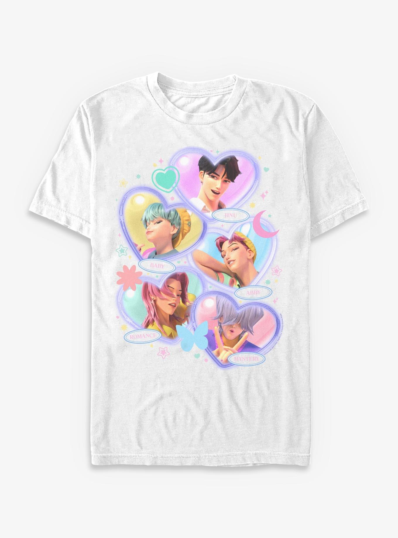 KPop Demon Hunters Saja Boys Heart Pose T-Shirt, , hi-res