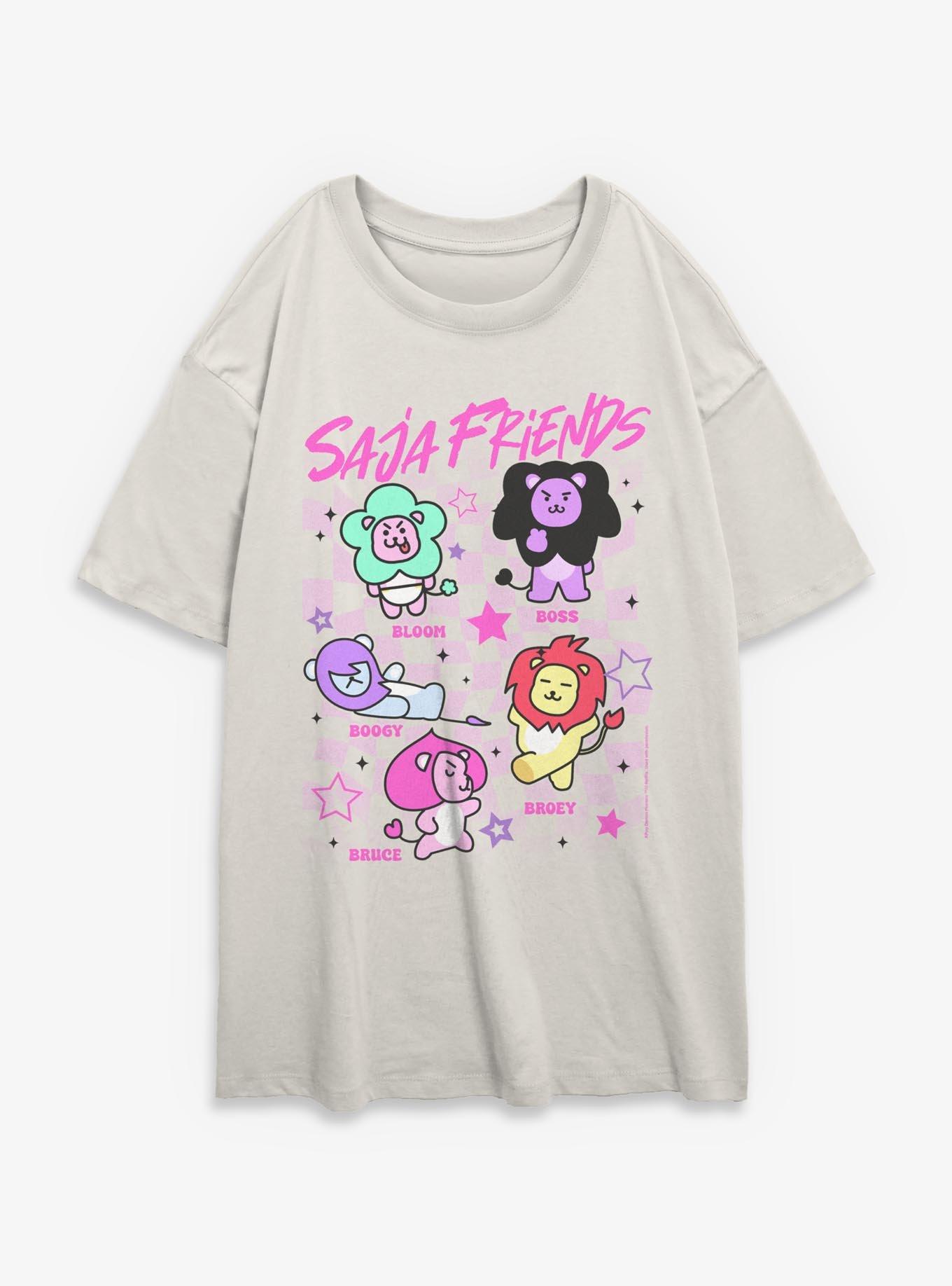 KPop Demon Hunters Saja Friends Girls Oversized T-Shirt, , hi-res